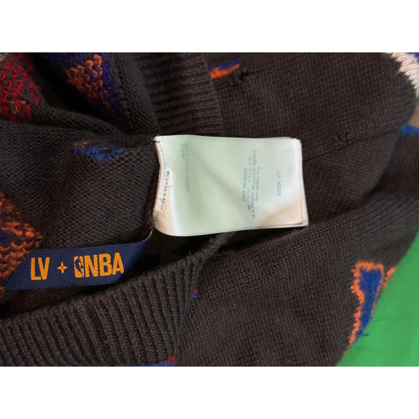 Louis Vuitton LV NBA Knit Brown Multi Sweater Size US M / EU 48-50 / 2 - 10 Thumbnail