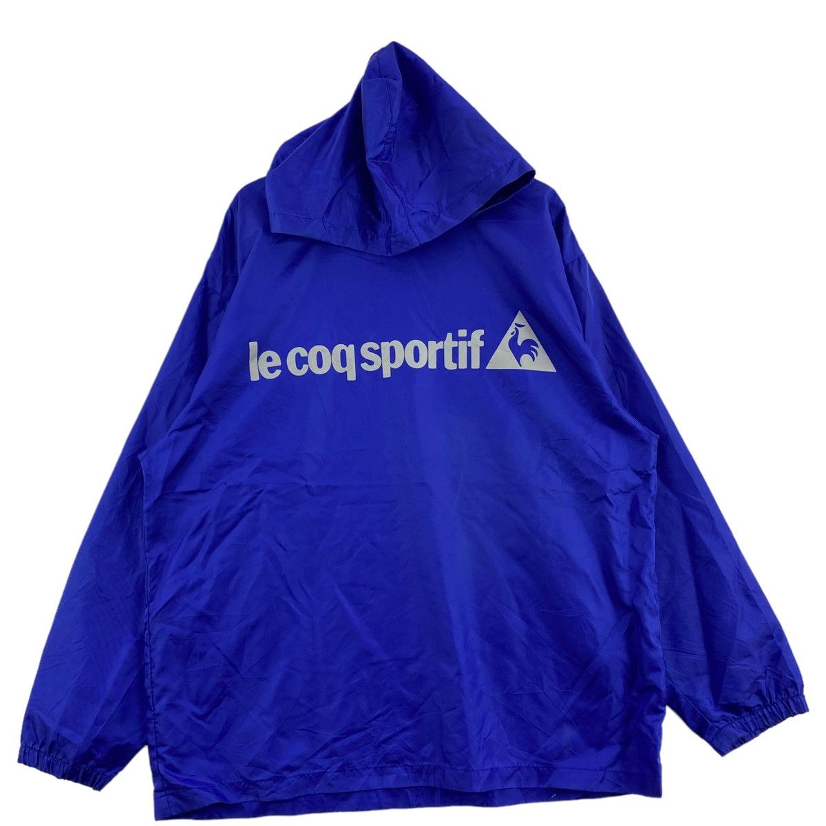 Le Coq Sportif LE COQ SPORTIF France Big Back Brand Print Oversize Hooded Size US XXL / EU 58 / 5 - 3 Thumbnail
