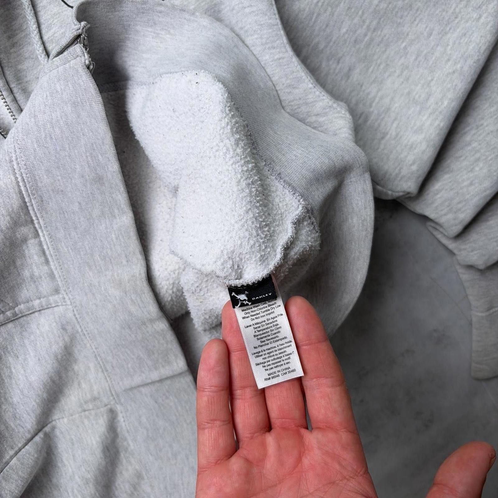 Oakley Y2K Grey Oakley Toronto Grunge Skater Zip Up Hoodie Size L / US 10 / IT 46 - 6 Thumbnail