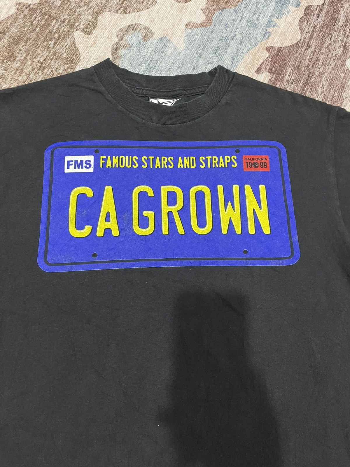 Famous Stars And Straps × Fuck The Population VTG Famous Star And Straps CA GROWN Tee Size US M / EU 48-50 / 2 - 7 Thumbnail