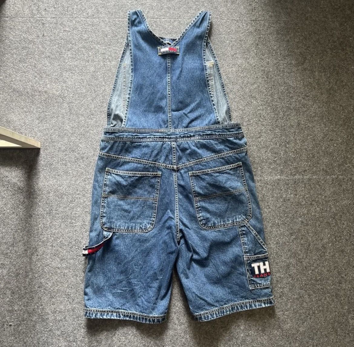 Tommy Hilfiger Vintage rare Tommy Hilfiger overalls Jorts Size US 33 - 2 Thumbnail