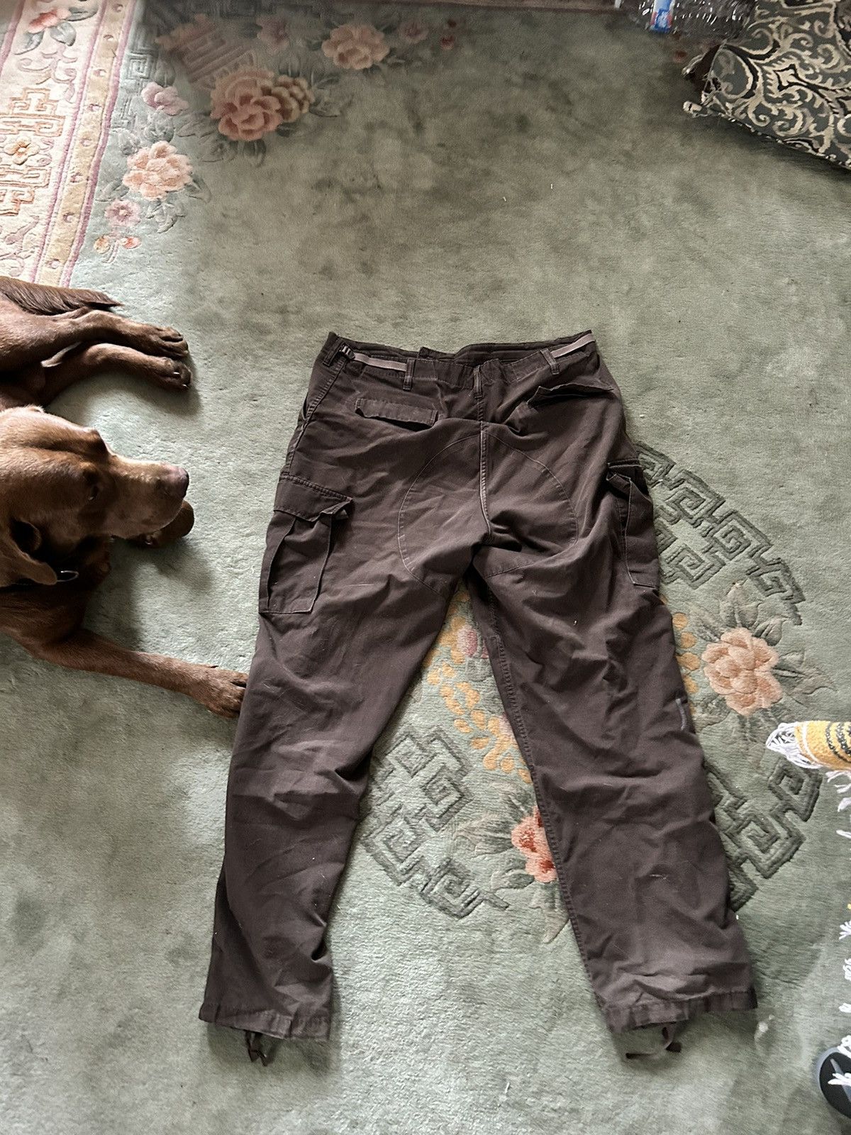 Carhartt Wip × Vintage Vintage Baggy Double Knee Cargo Pants/Trousers Size US 40 / EU 56 - 2 Thumbnail