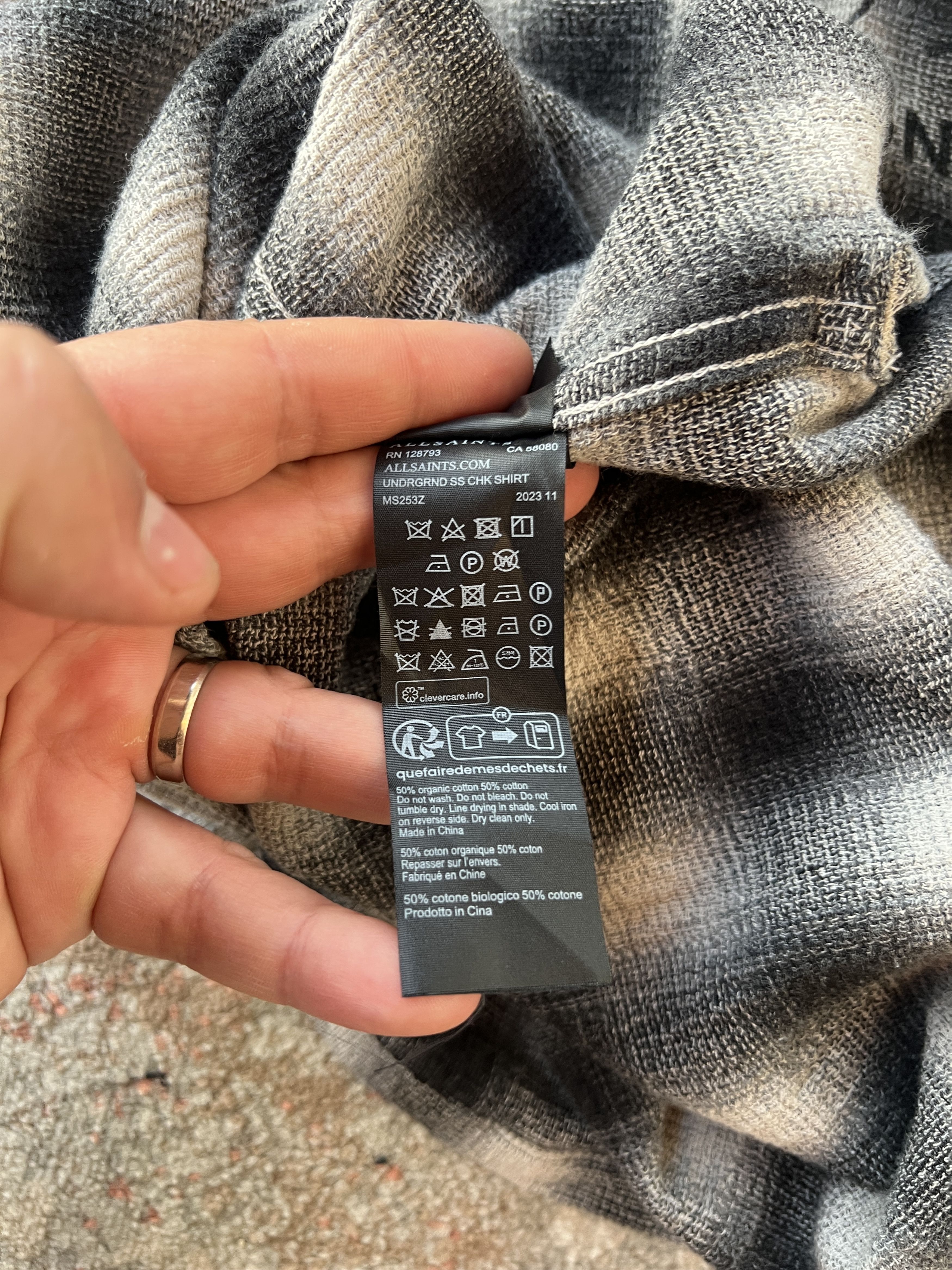 Allsaints Allsaints Shirt Size US M / EU 48-50 / 2 - 7 Thumbnail