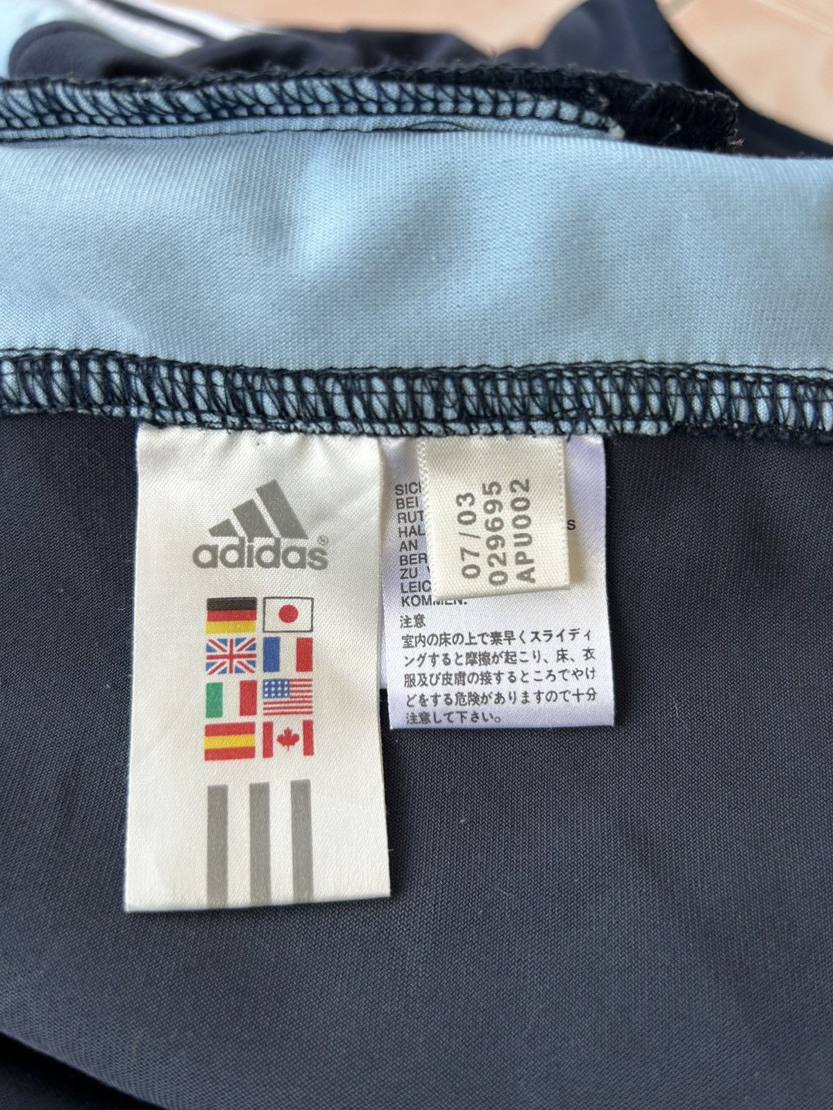 Adidas Vintage Adidas Real Madrid FC Velour Track Top 03/04 Season Size US XL / EU 56 / 4 - 10 Thumbnail