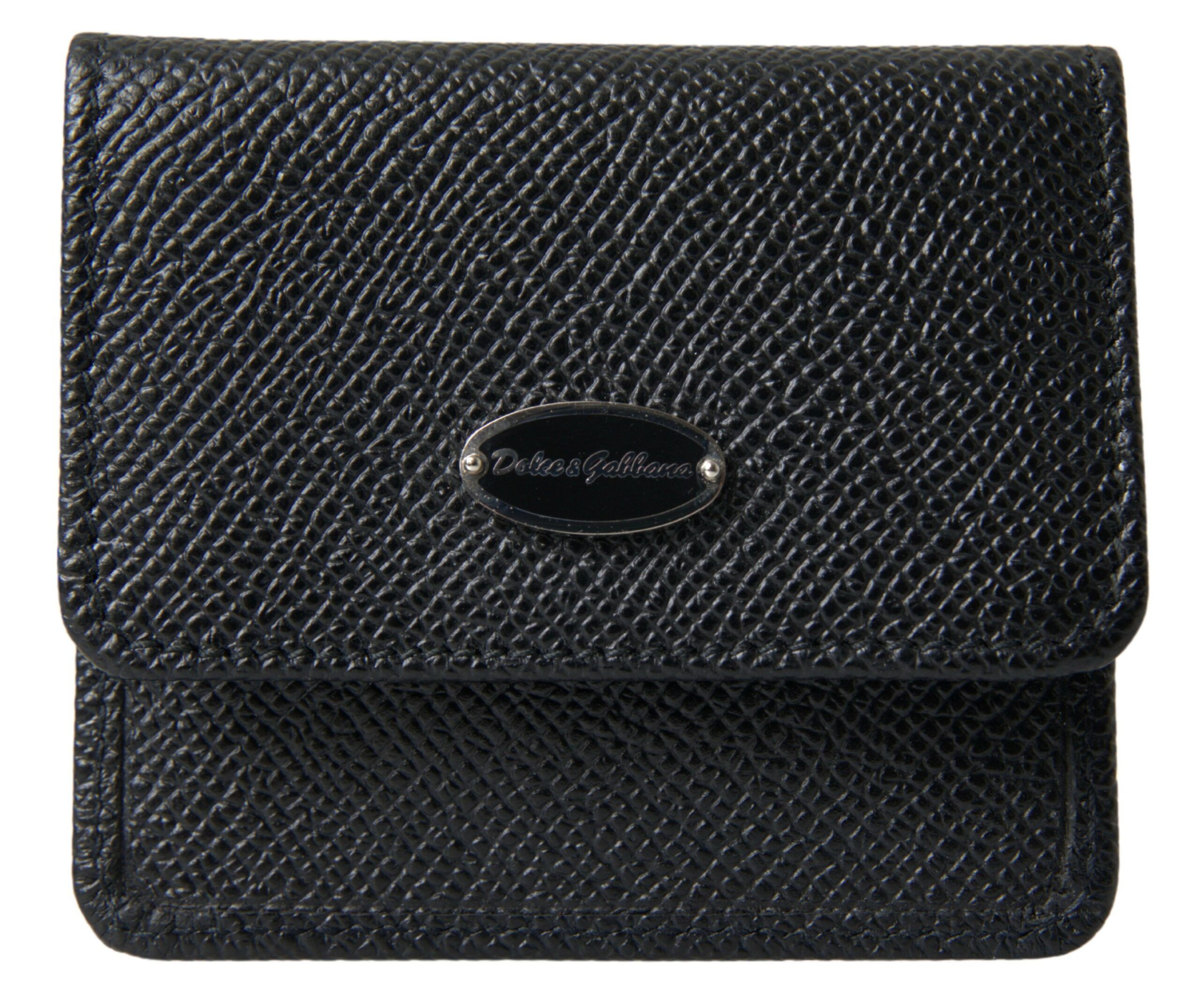 Dolce & Gabbana Elegant Leather Bifold Coin Purse Women's Wallet Size ONE SIZE - 1 Thumbnail