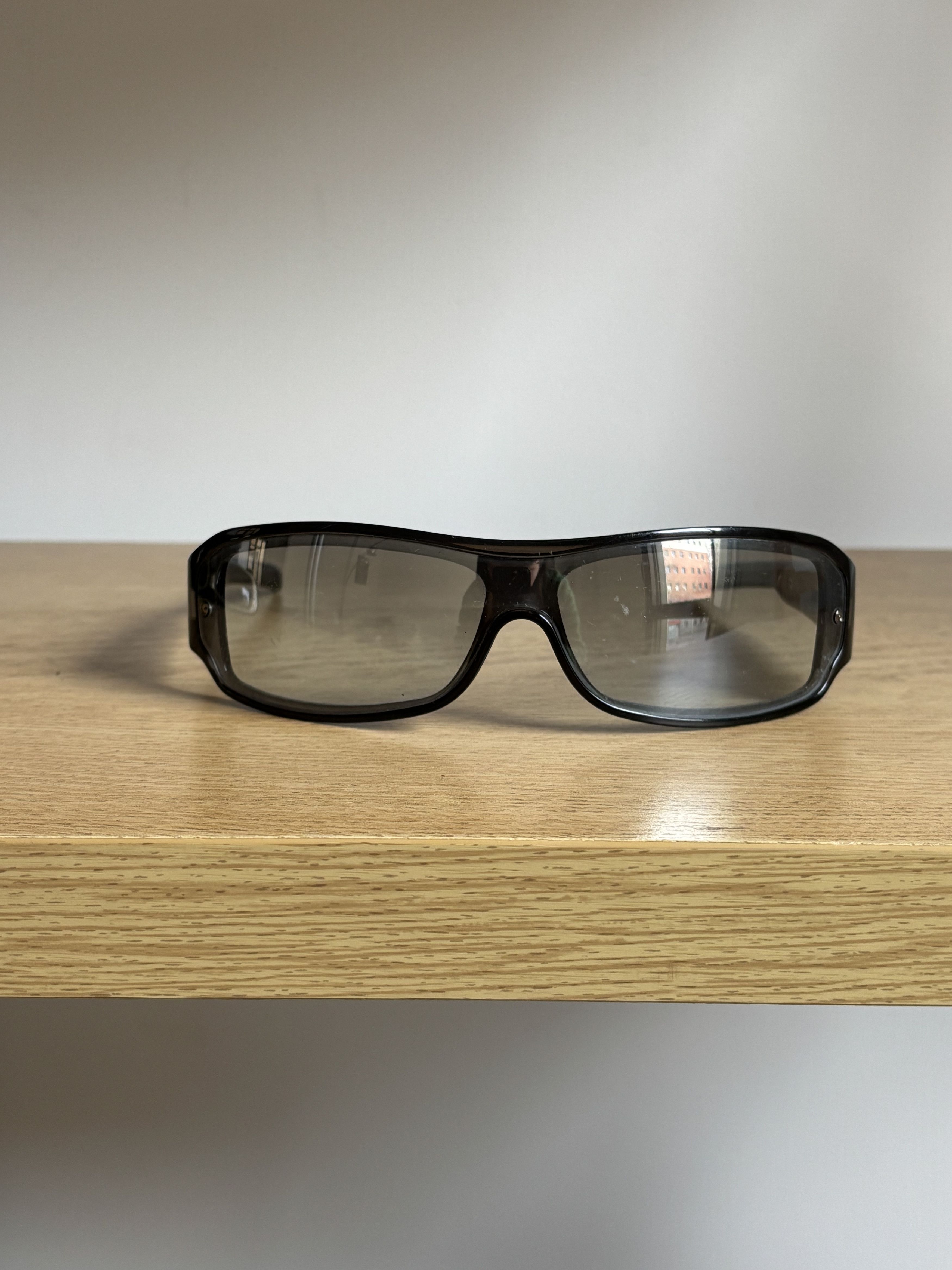 Gucci GUCCI Sunglasses Shield Rimless 90s Wrap GG Size ONE SIZE - 4 Thumbnail