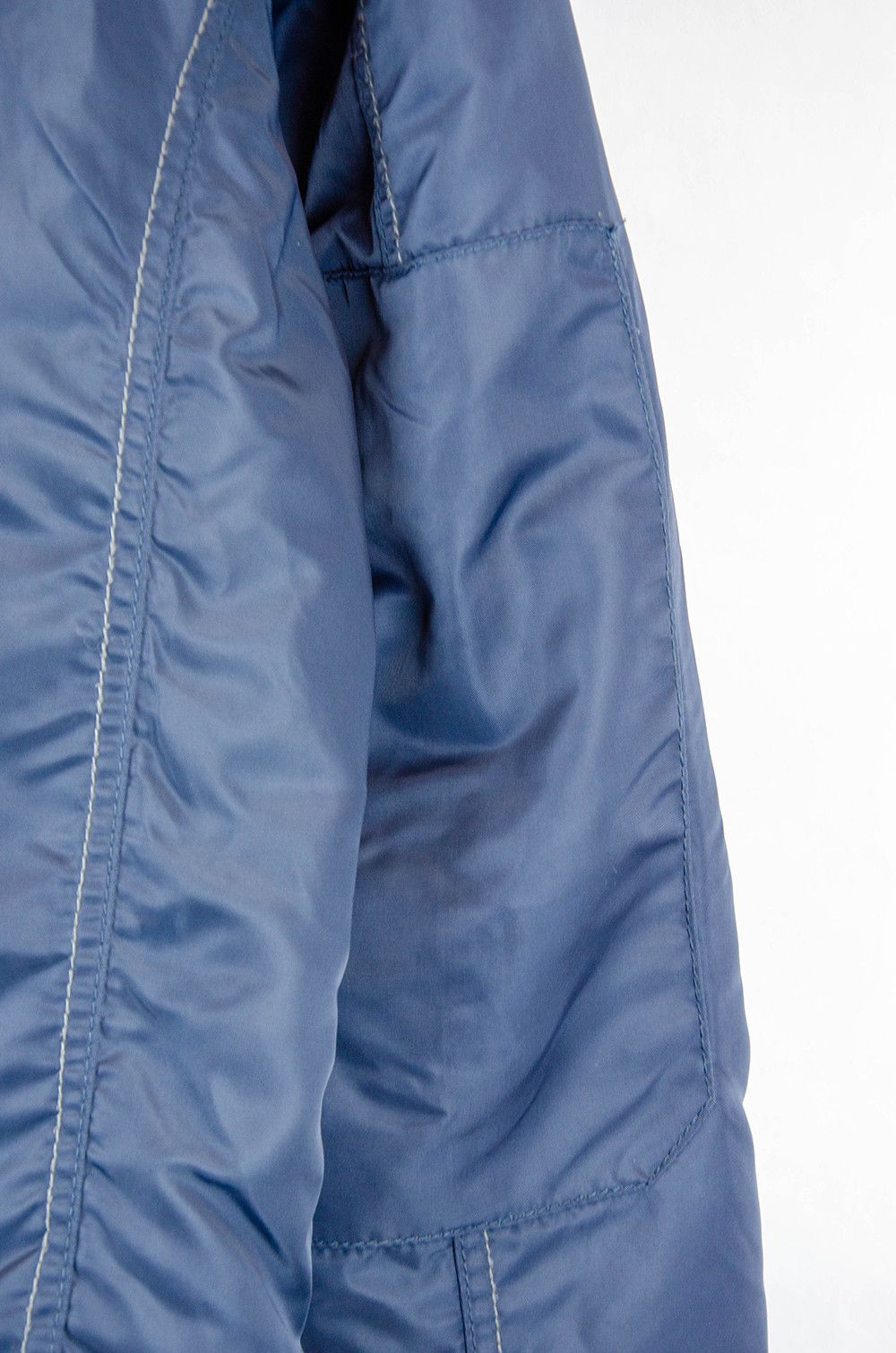Schott Schott NYC Navy Hooded Bomber Jacket Faux Fur Trim - Size L Size US L / EU 52-54 / 3 - 11 Thumbnail