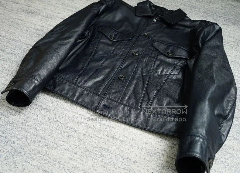Yohji Yamamoto Yohji Yamamoto Leather Jacket Black Color. Size US L / EU 52-54 / 3 - 2 Thumbnail