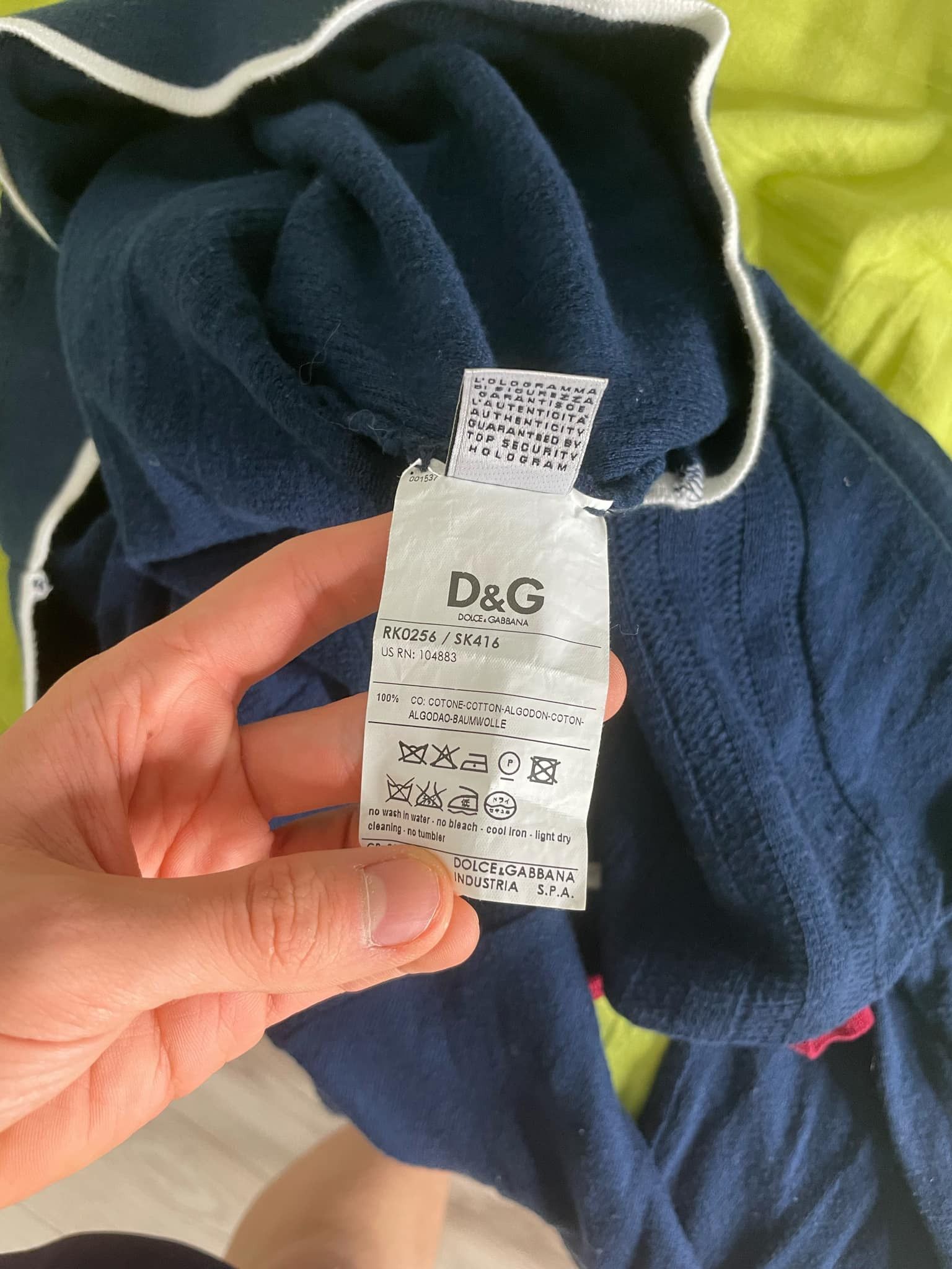 Dolce & Gabbana Dolce & Gabbana sweater v neck navy high end Size L / US 10 / IT 46 - 2 Thumbnail
