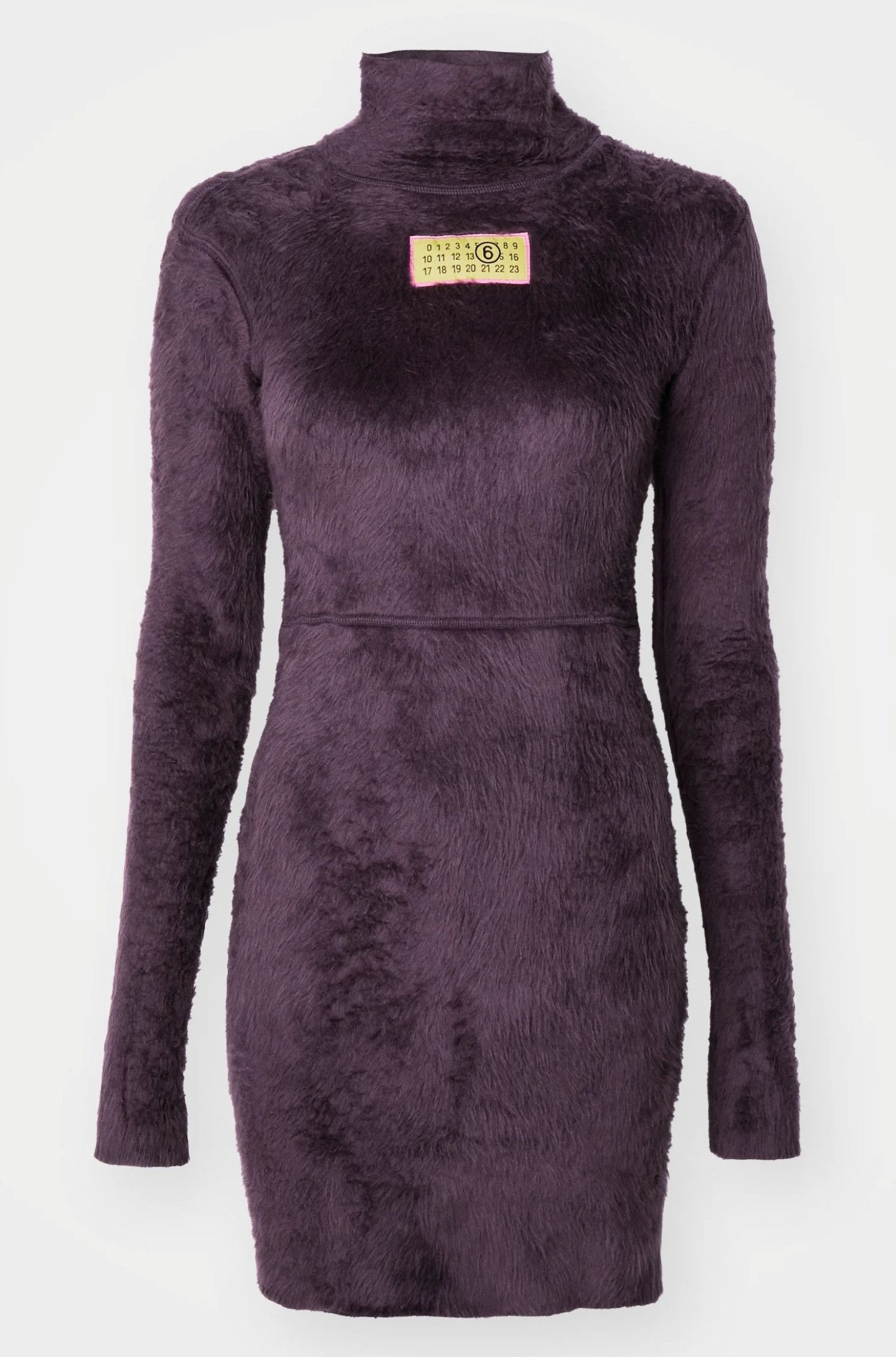 Maison Margiela MM6 Maison Margiela Midi Drees Day Dress Dark Purple XS Size XS / US 0-2 / IT 36-38 - 1 Thumbnail