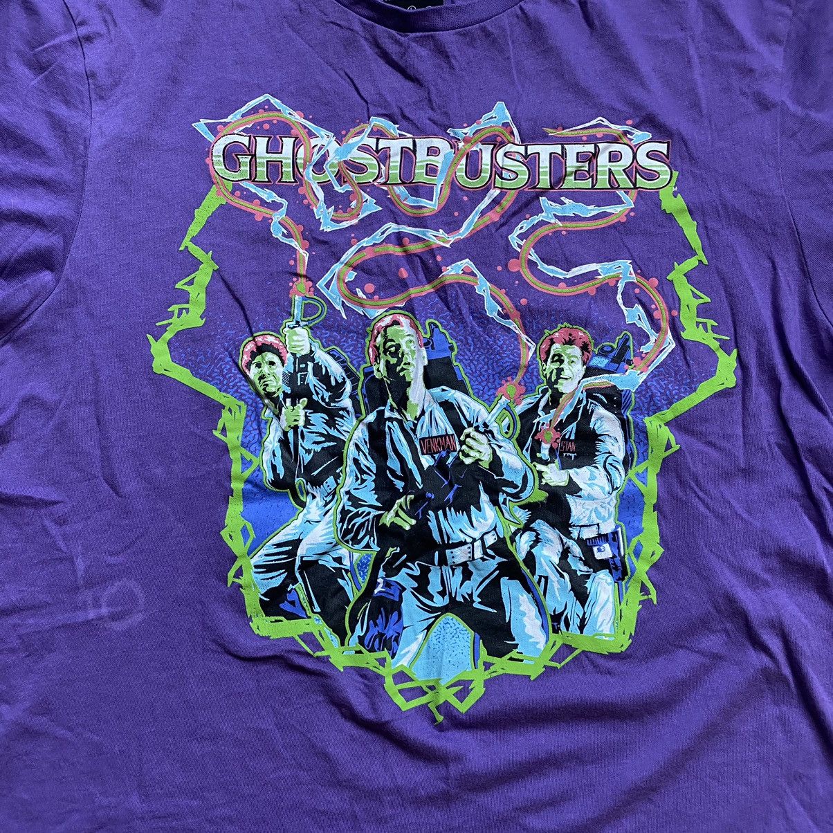 Other GHOSTBUSTERS PURPLE HAZE CRAZY PRINT T SHIRT Size US L / EU 52-54 / 3 - 2 Thumbnail