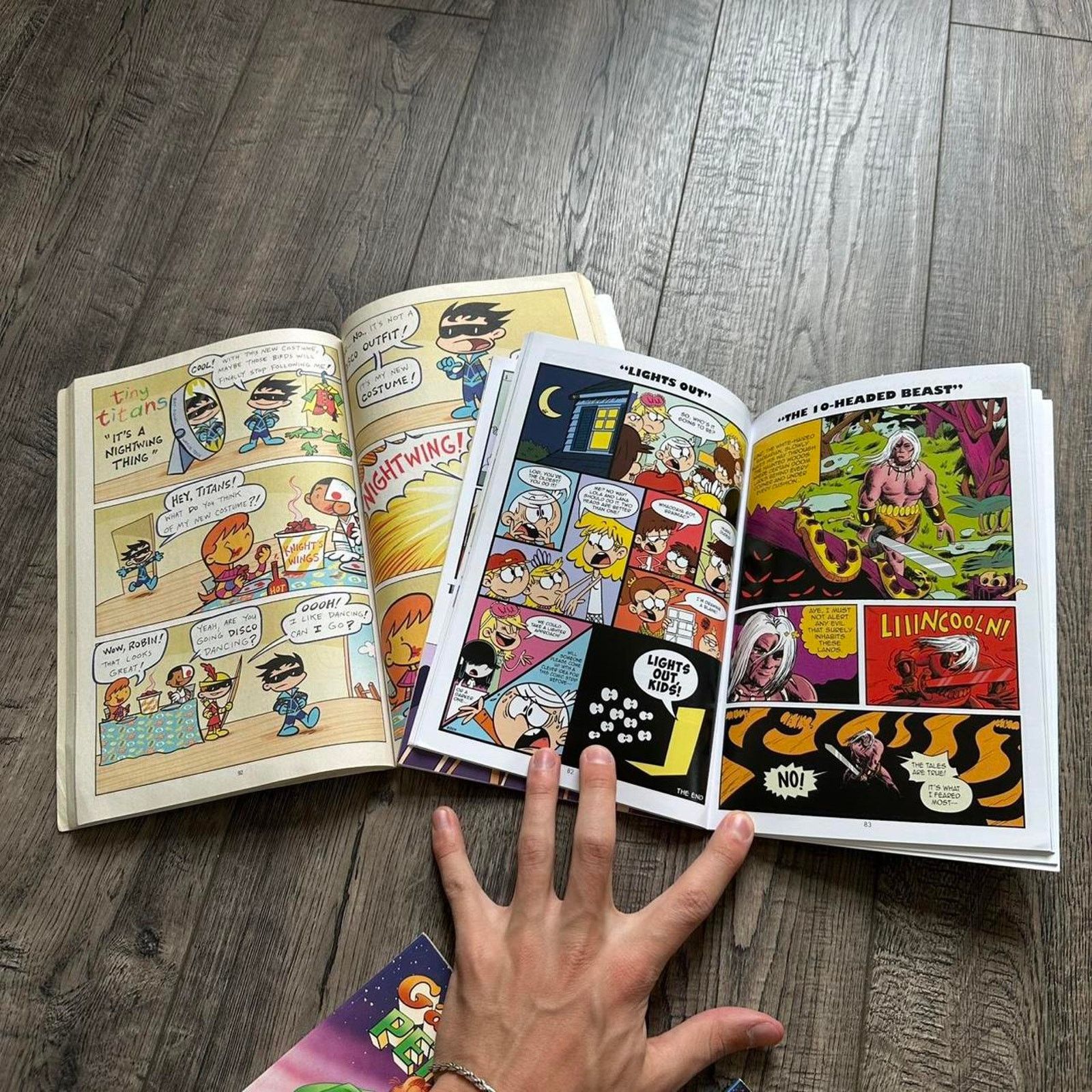 DC Comics × Nickelodeon × Vintage Loud House Garfield Pet Force DC Tiny Titans Comic Book Lot Size ONE SIZE - 7 Thumbnail