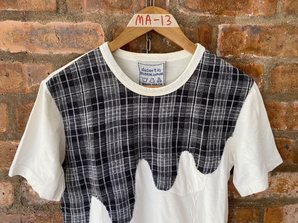 Comme des Garcons Homme AW11 Comme Des Garcons X Desertic Liquid Tartan rebuild tee Size US S / EU 44-46 / 1 - 3 Thumbnail