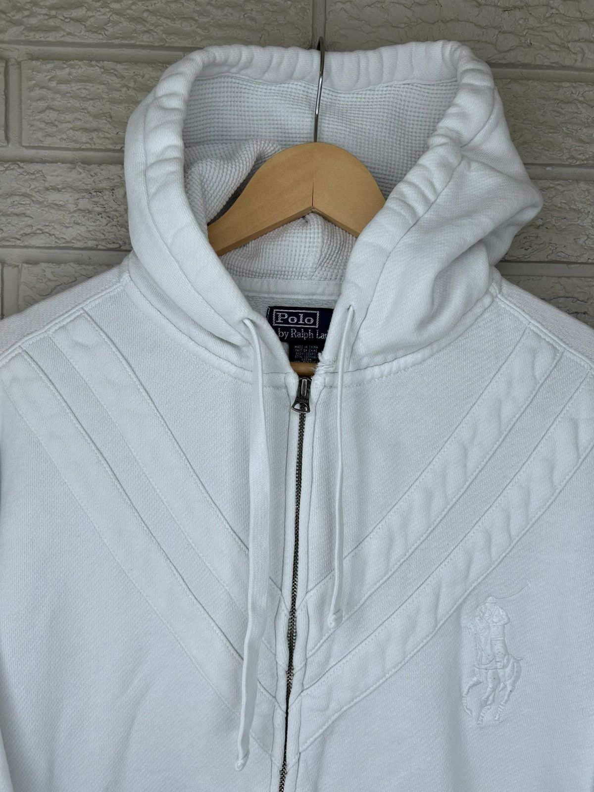 Polo Ralph Lauren Vintage 90s Polo Ralph Lauren Chief Keef Zip Up Hoodie Size US XL / EU 56 / 4 - 5 Thumbnail
