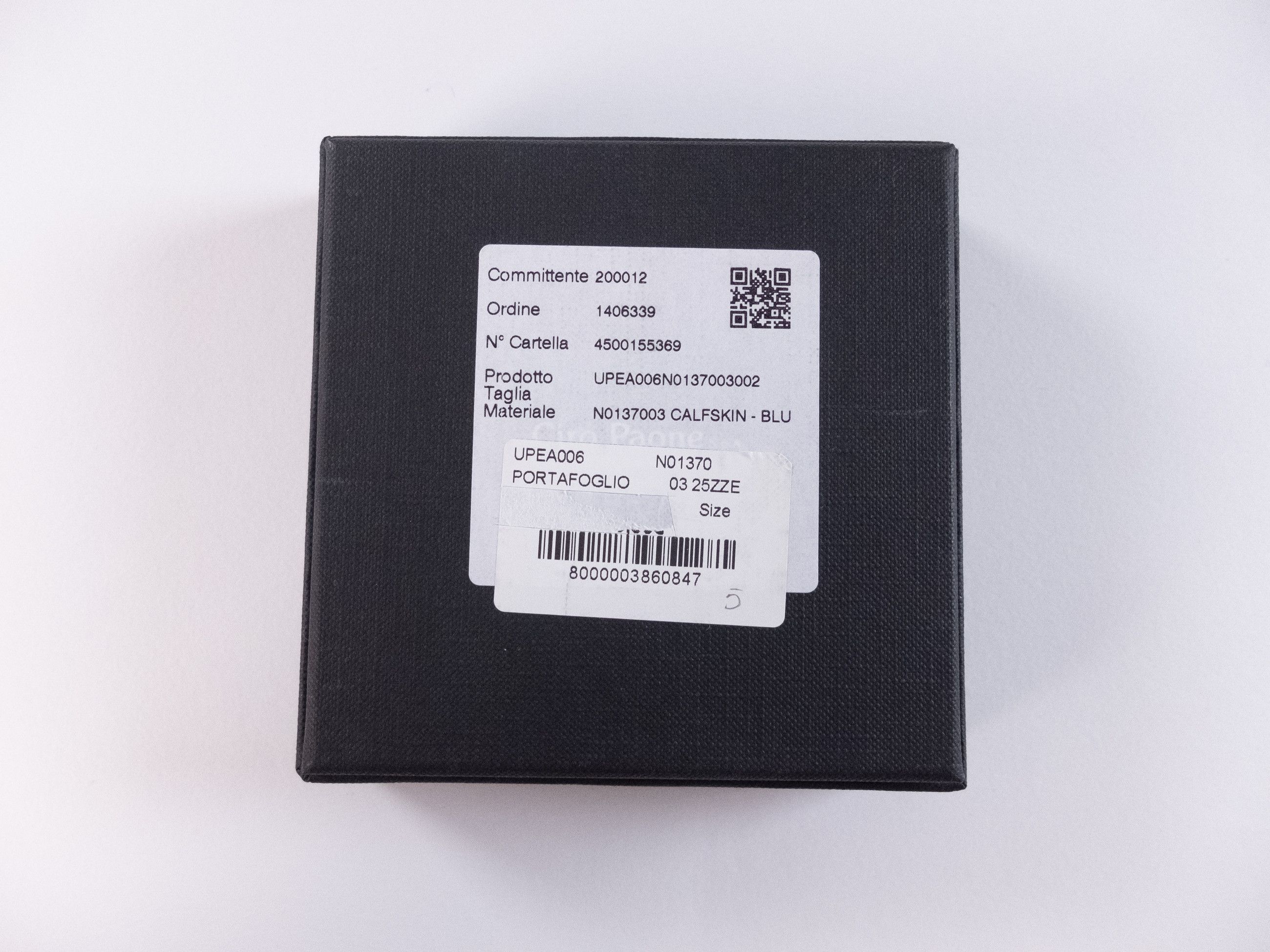 Kiton KITON dark navy blue pebbled leather card holder New in Box Size ONE SIZE - 6 Thumbnail