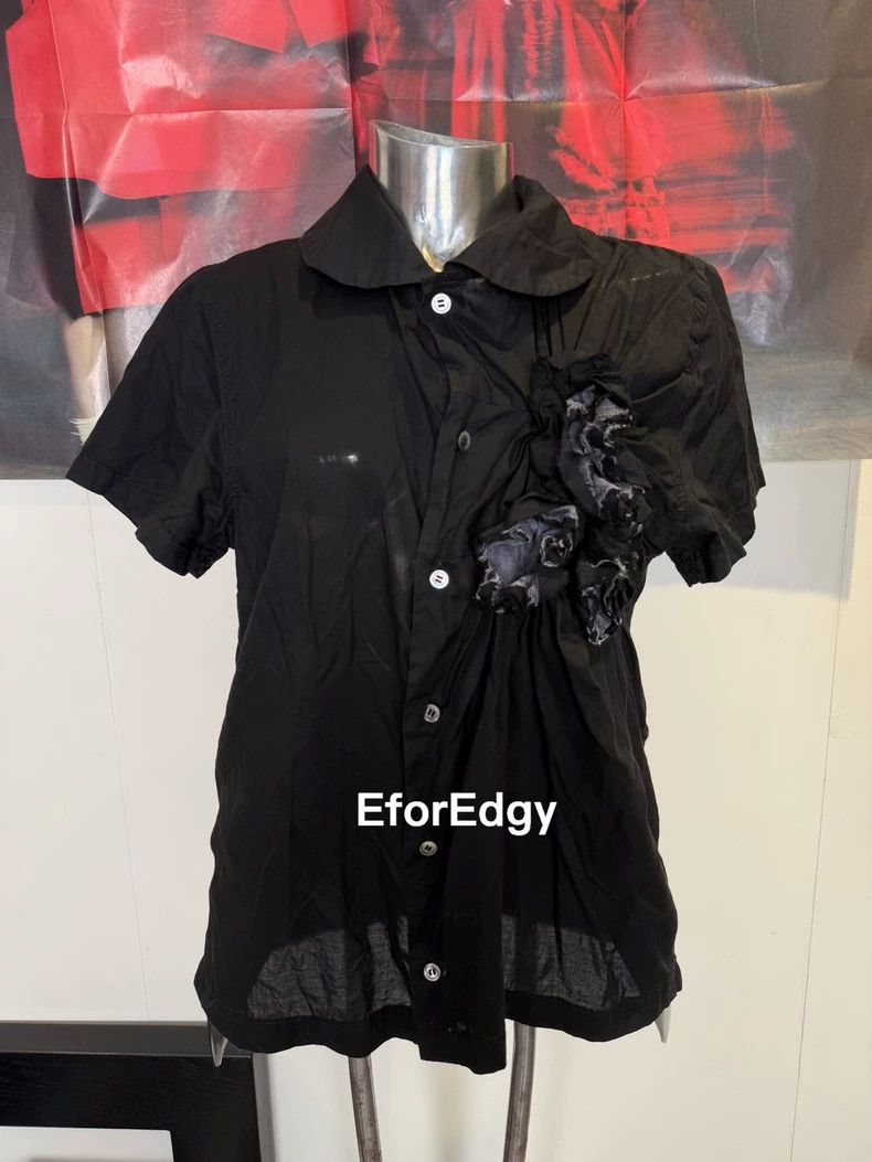 Other Comme Des Garcons Rose Pleated Short Sleeve Shirt Size M / US 6-8 / IT 42-44 - 5 Thumbnail