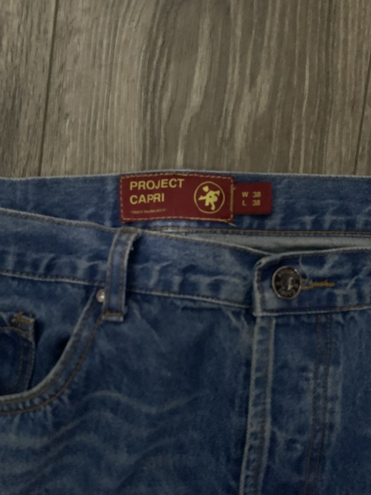 Other Project Capri Distressed Blue Jeans Size US 36 / EU 52 - 3 Thumbnail
