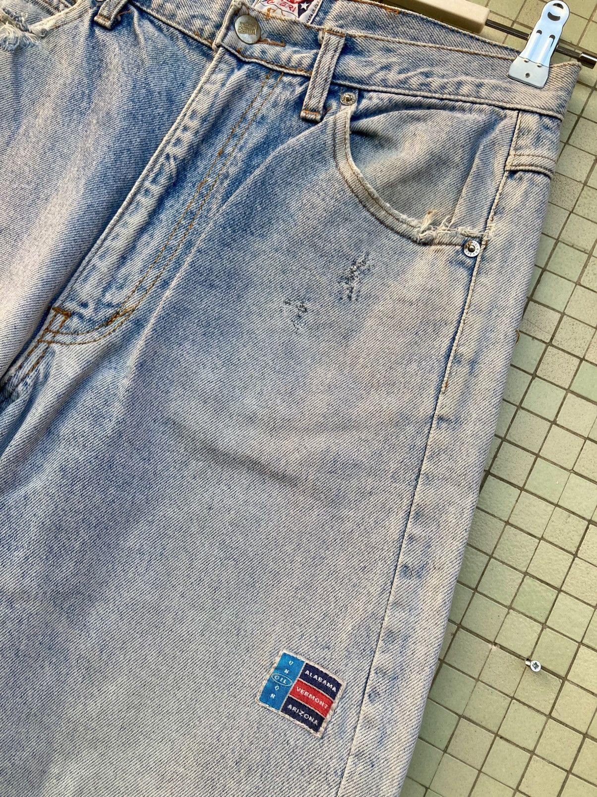 Enrico Coveri Blue Enrico Cover 80s denim jeans Size US 31 - 4 Thumbnail