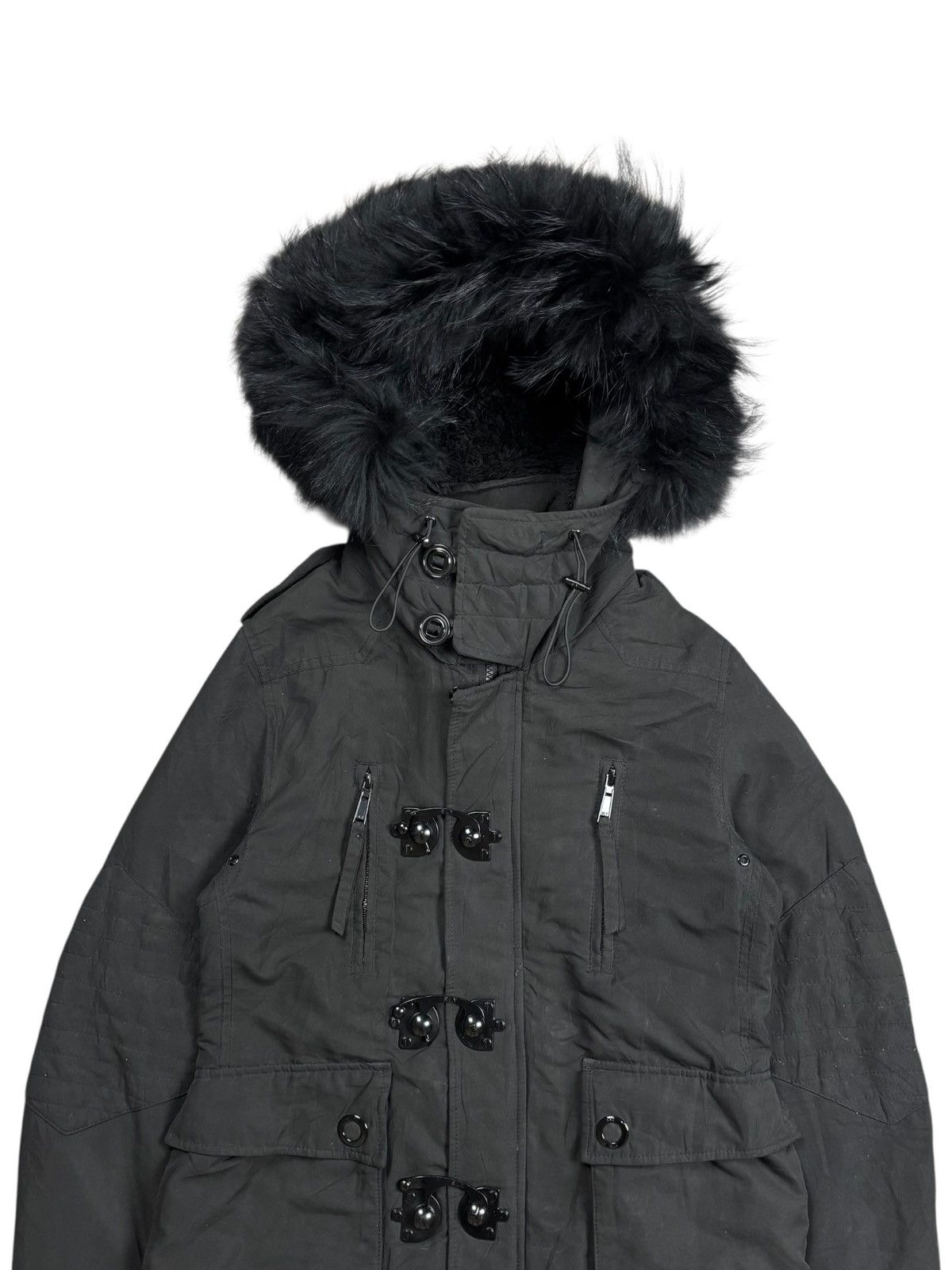 Tornado Mart 2000s SLY - Vkei Style Fur Hoodie Jacket Size US M / EU 48-50 / 2 - 4 Thumbnail