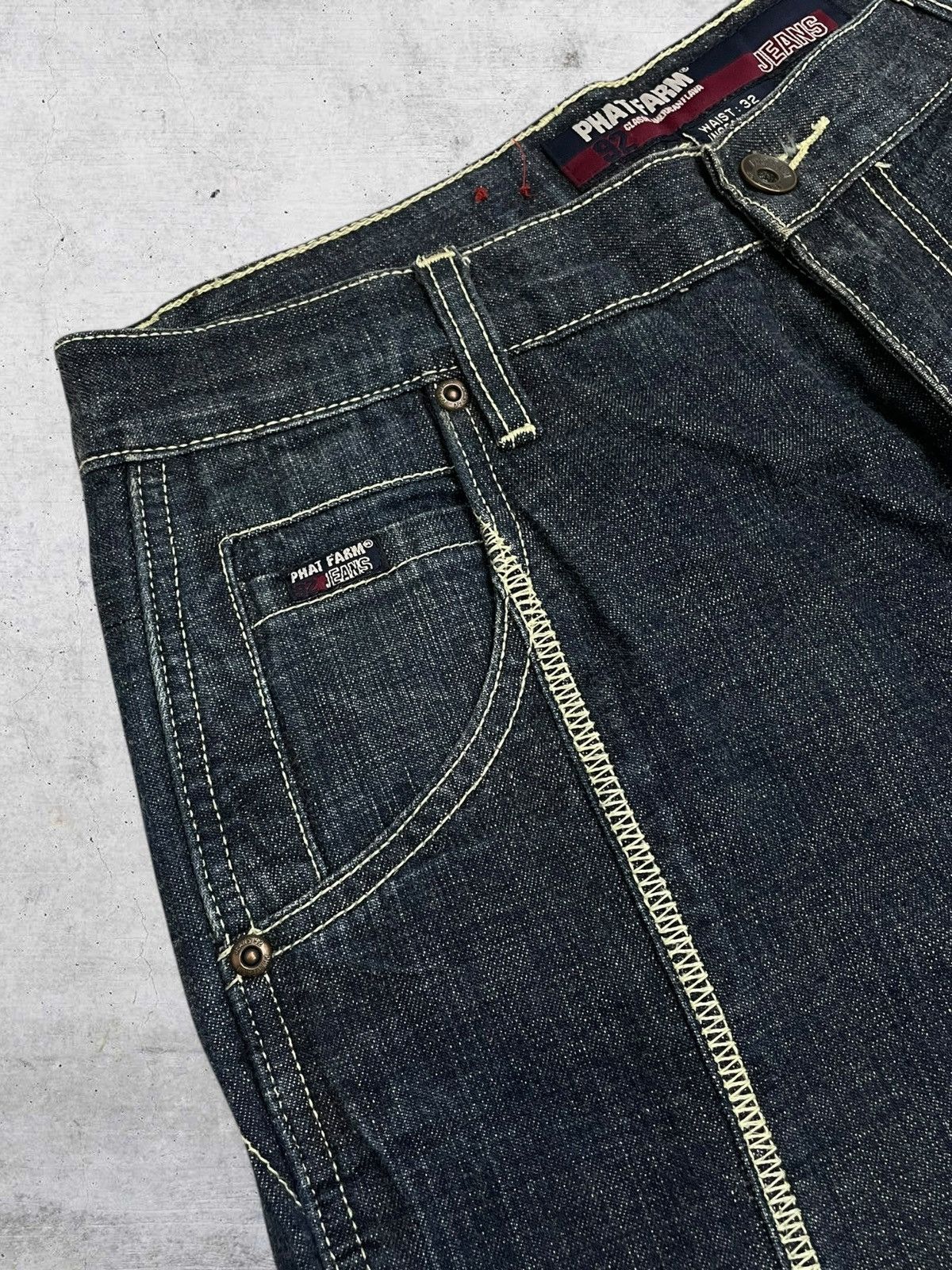 Hysteric Glamour VINTAGE PHAT FARM 90S OG JAPAN DESIGNER PATCHWORK DENIM Size US 32 / EU 48 - 8 Thumbnail