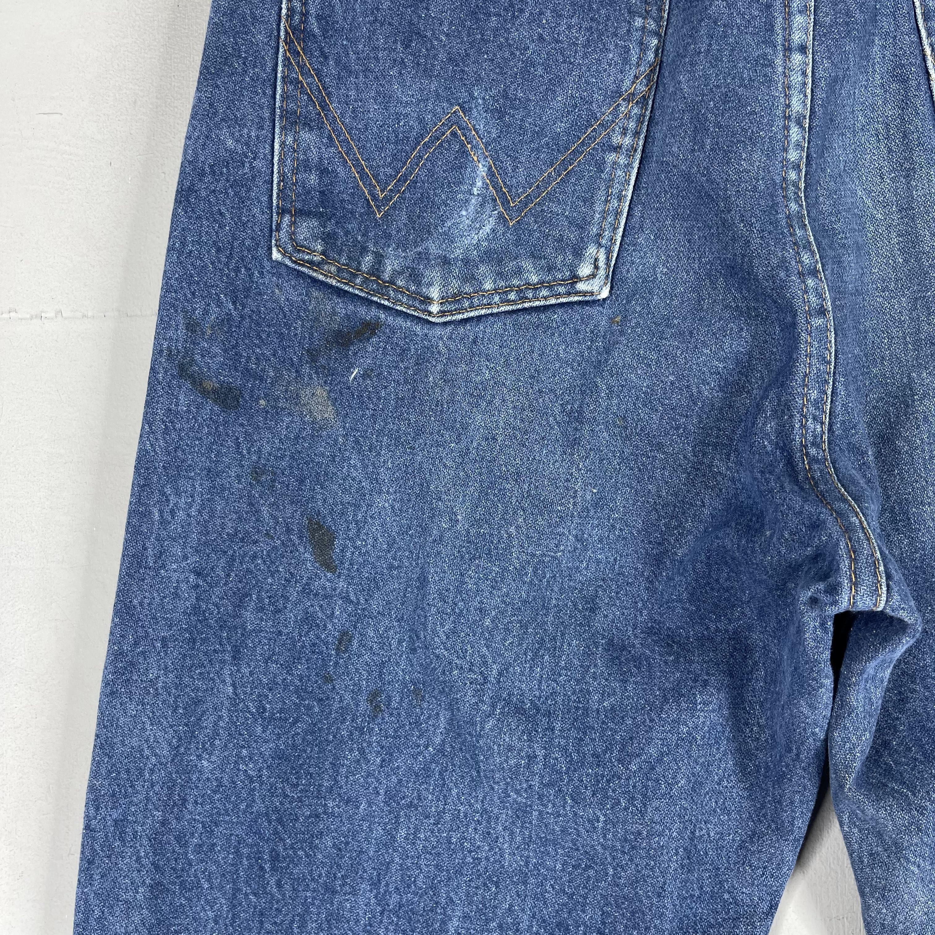 Vintage × Wrangler W31 L38 Vintage Wrangler Distressed Dirty Dark Wash Jeans Size US 31 - 11 Thumbnail