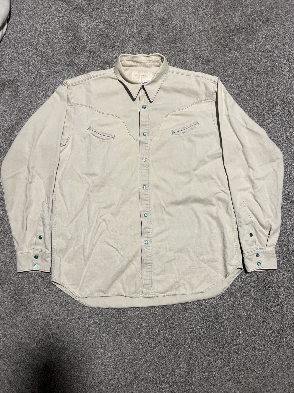 Vintage Schaefer Outfitter Western Snap Button Up Size L Size US L / EU 52-54 / 3 - 1 Thumbnail