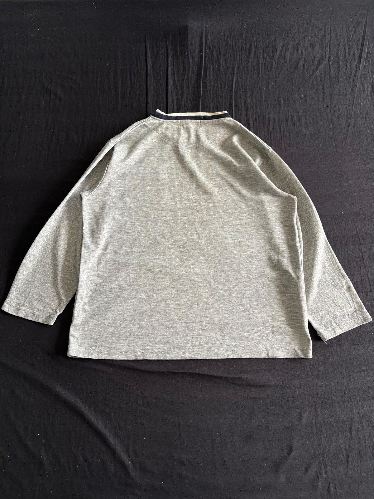 Yohji Yamamoto Vintage 90s Yohji Yamamoto Crewneck Long Sleeve T-shirt Size US M / EU 48-50 / 2 - 9 Thumbnail