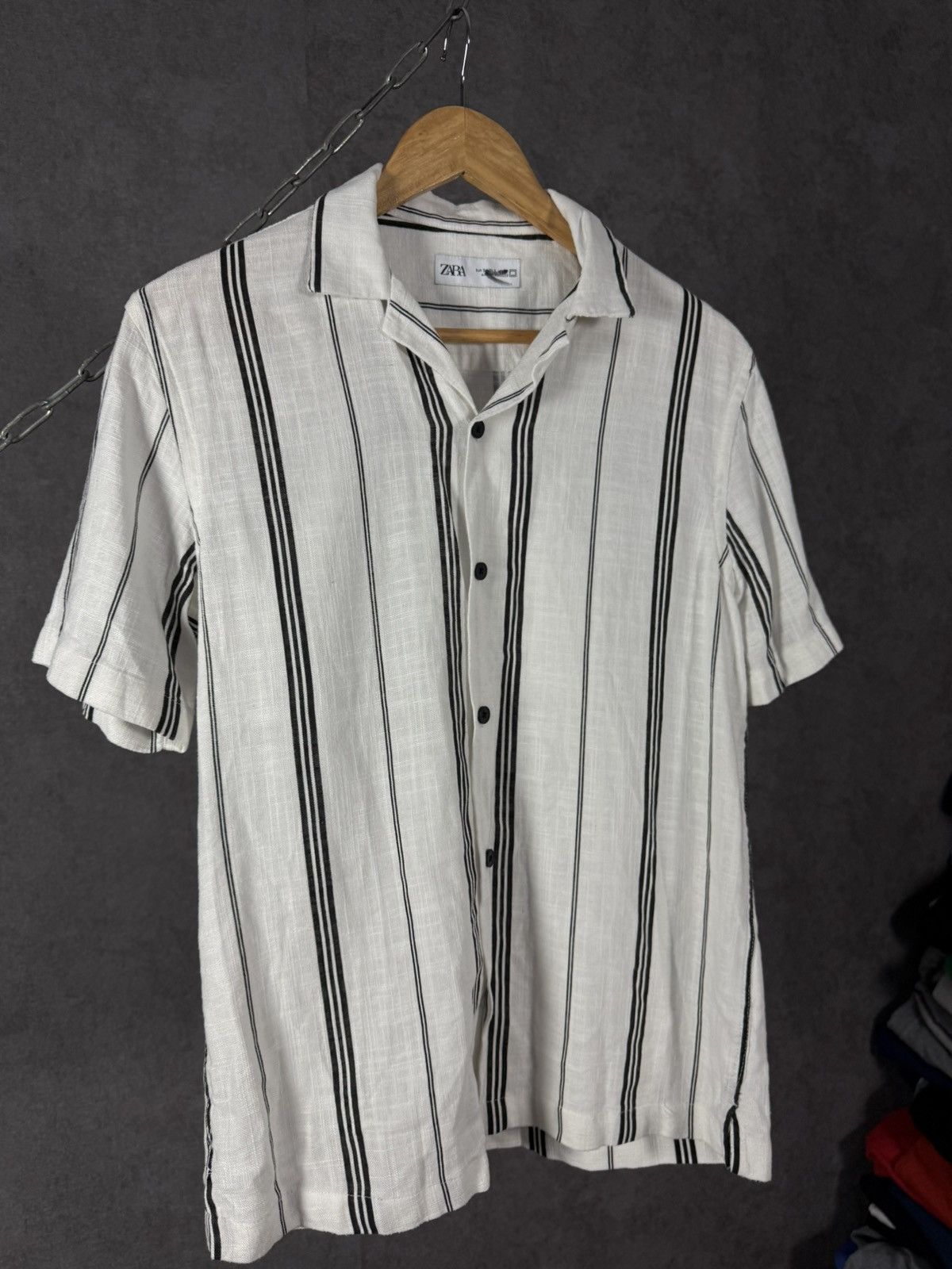 Zara Zara Man designer linen shirt Size US S / EU 44-46 / 1 - 3 Thumbnail