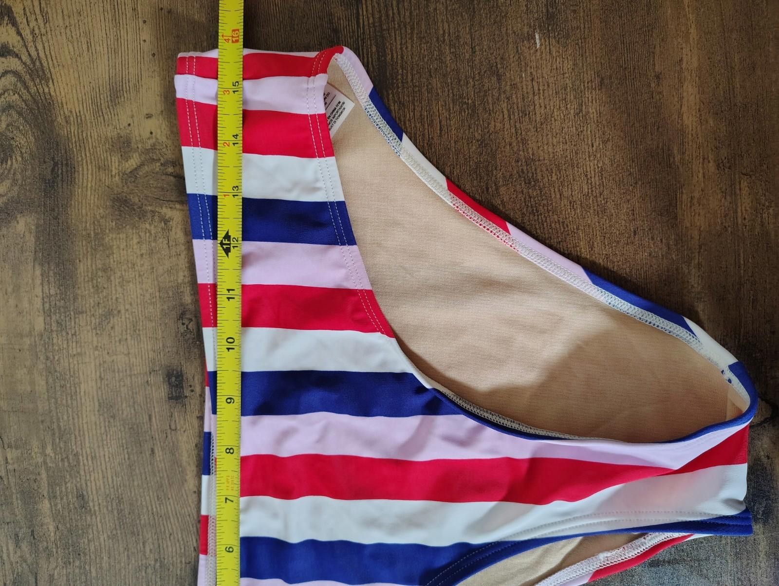 Old Navy Old Navy Striped Bikini Bottoms Red Blue White Pink Beach Size ONE SIZE - 4 Thumbnail
