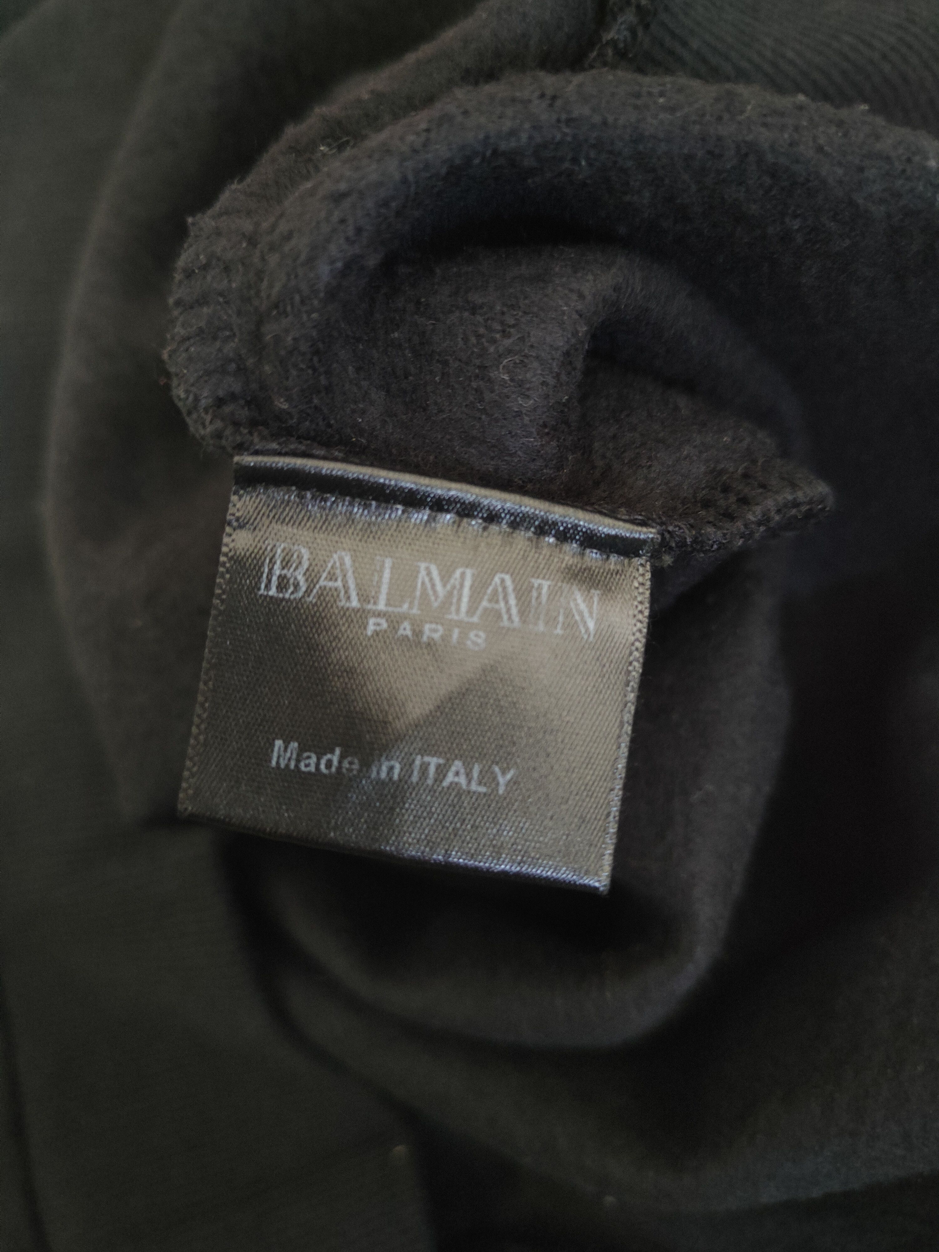 Japanese Brand DL Balmain Paris Black White Knitwear Sweatshirts #46-905 Size US L / EU 52-54 / 3 - 12 Thumbnail