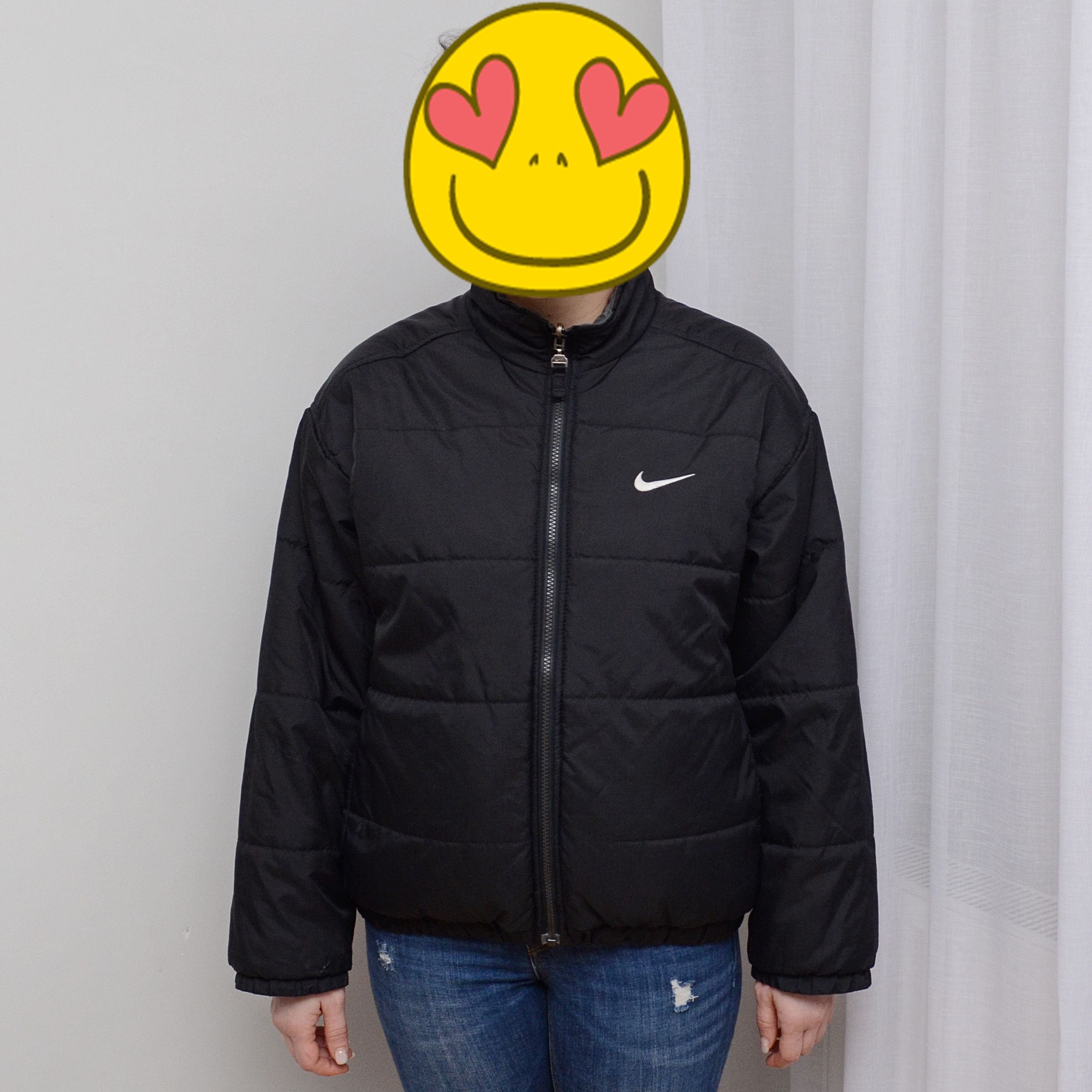 Nike Vintage Beige Puffer Jacket y2k retro Two-Sided AcG