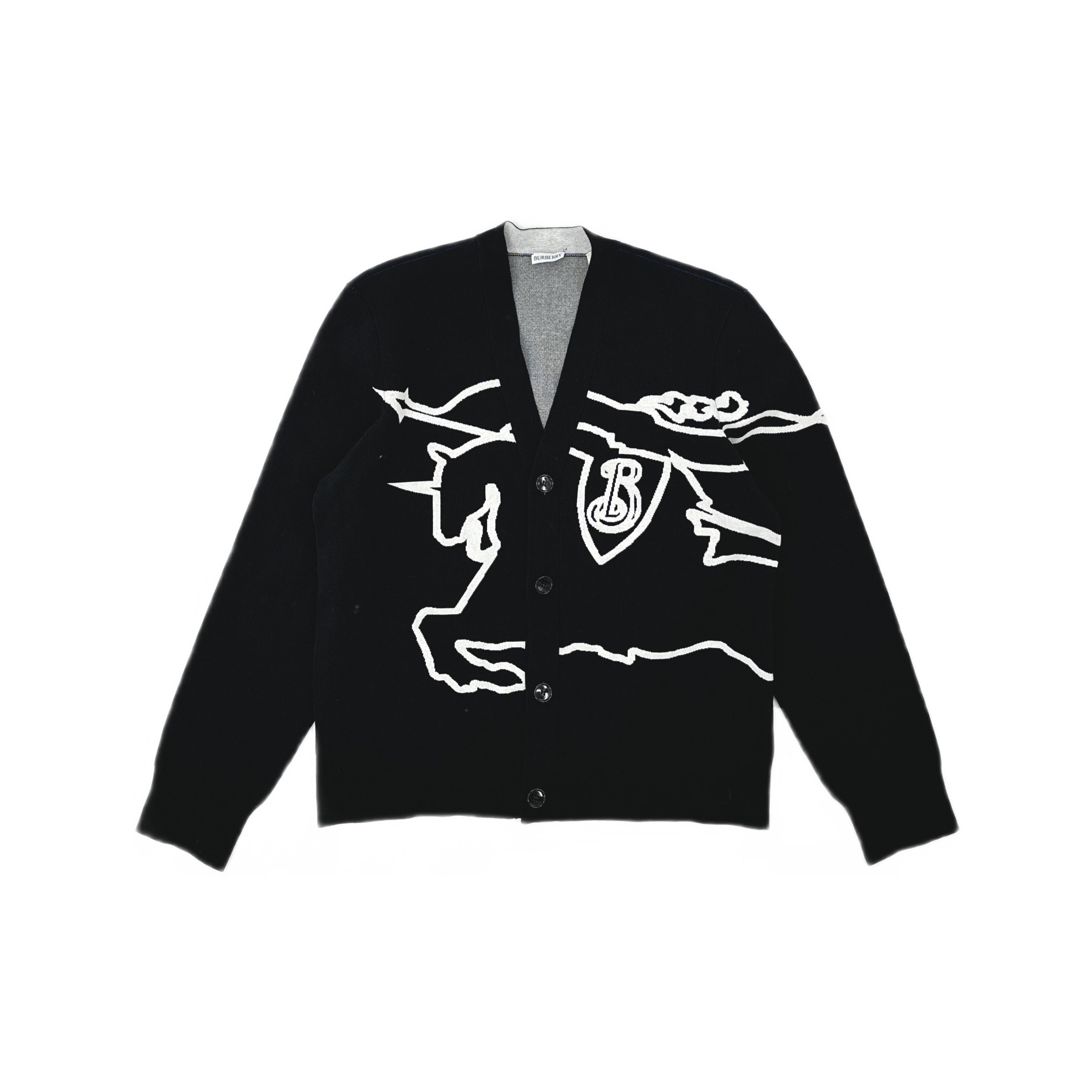 Burberry Burberry Equestrian Knight Cardigan XL Size US XL / EU 56 / 4 - 1 Thumbnail