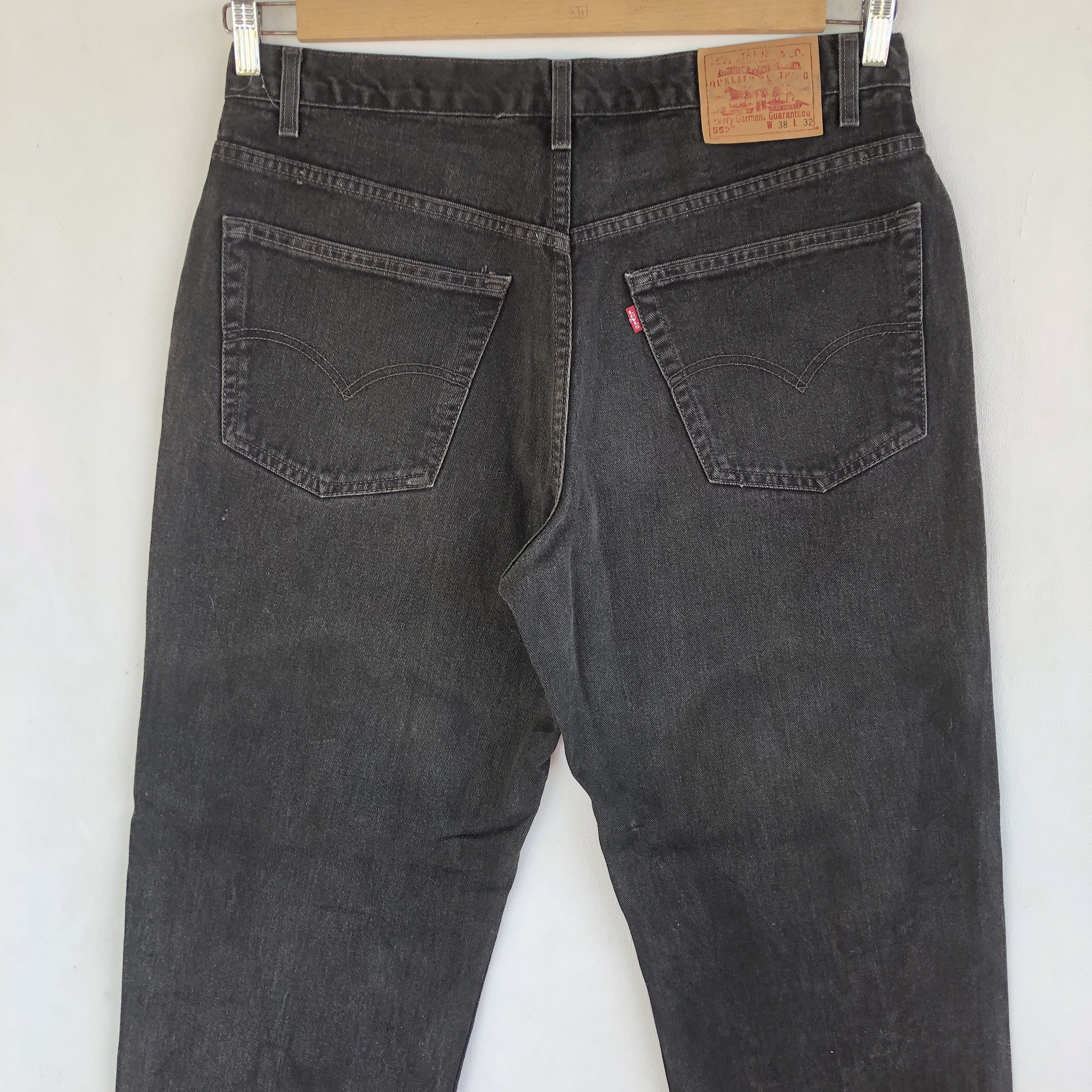 Levi's Vintage Levis Jeans Faded Black Levi's 550 Denim Pants Size US 34 / EU 50 - 4 Thumbnail