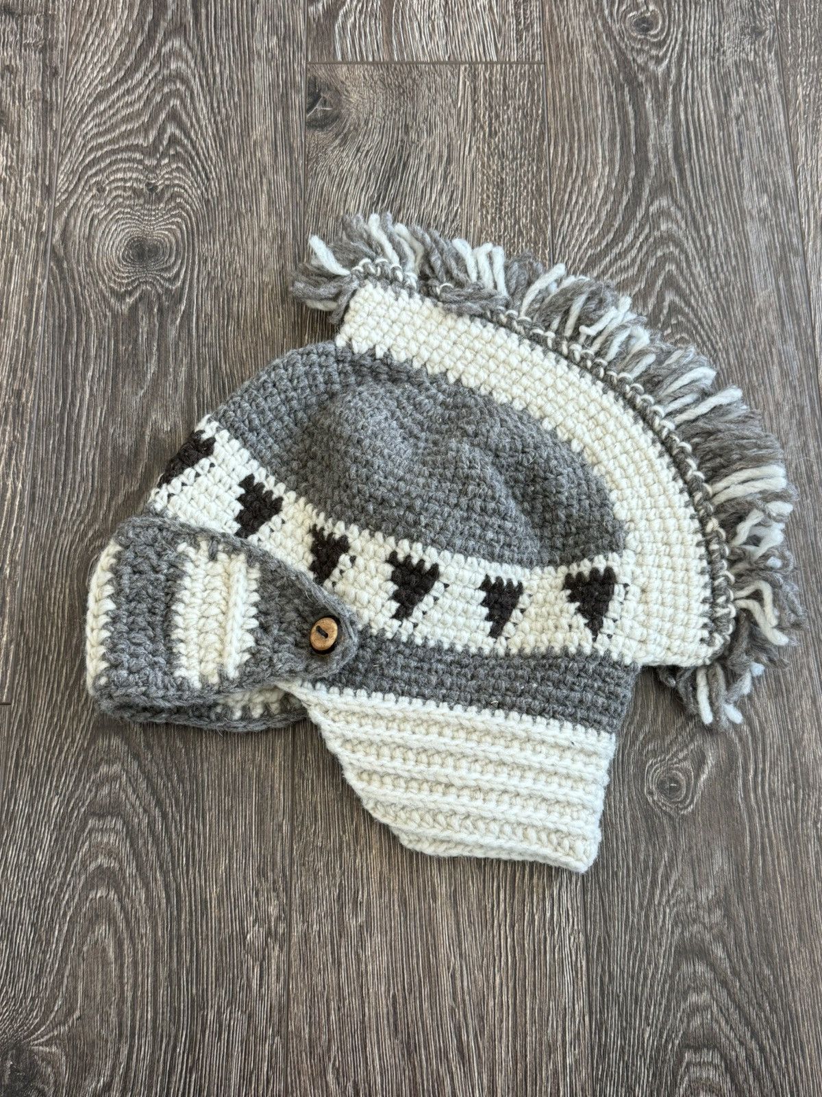 Handmade × Vintage Handmade Helmet Beanie Size ONE SIZE - 1 Thumbnail
