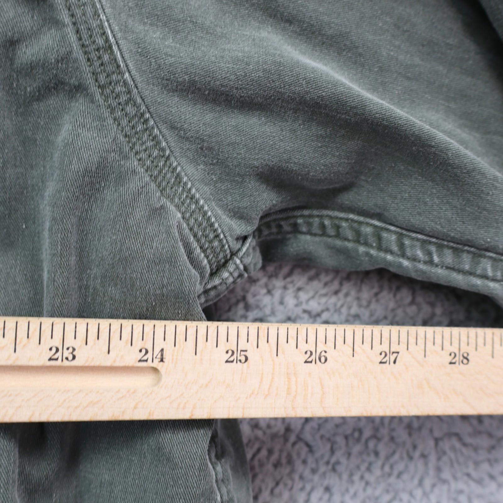 L.L. Bean LL Bean Flannel Lined Chore Shirt Men XL Regular Grey Green Size US XL / EU 56 / 4 - 5 Thumbnail