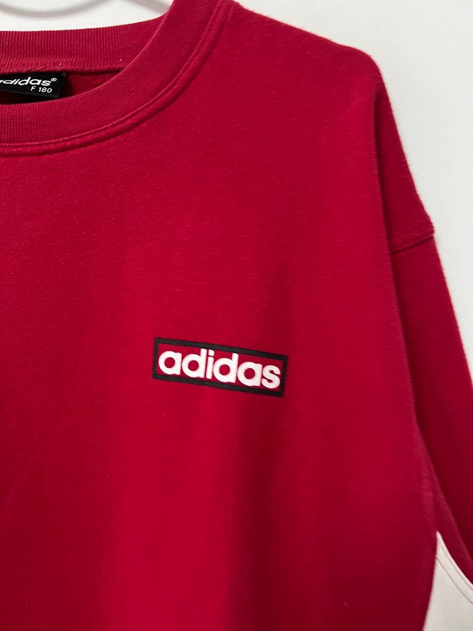 Adidas Vintage 90s Adidas The Brand with the Stripes Sweatshirt M Size US M / EU 48-50 / 2 - 13 Thumbnail
