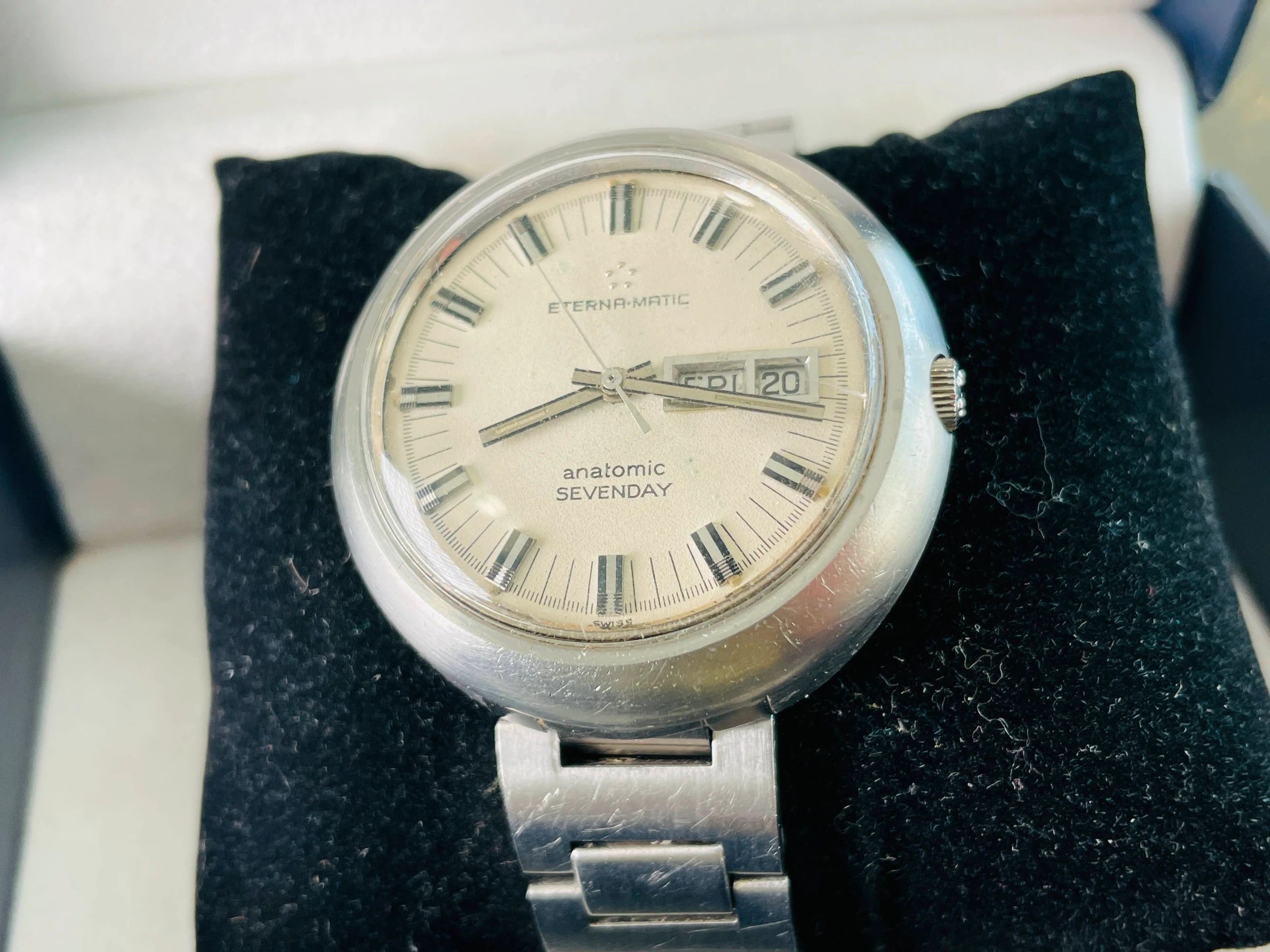 Other Eterna Matic Anatomic Seven-day Vintage Automatic Watch Size 36 - 2 Thumbnail