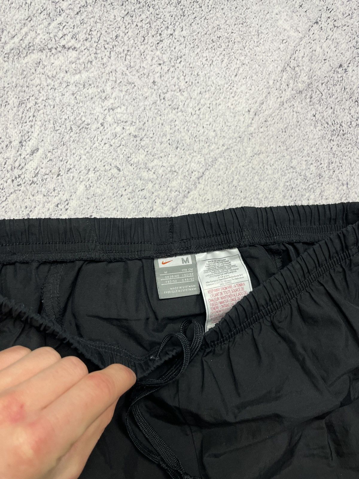 Nike × Vintage Vintage Nike Nylon Drill Track Pants Rare Size US 32 / EU 48 - 8 Thumbnail