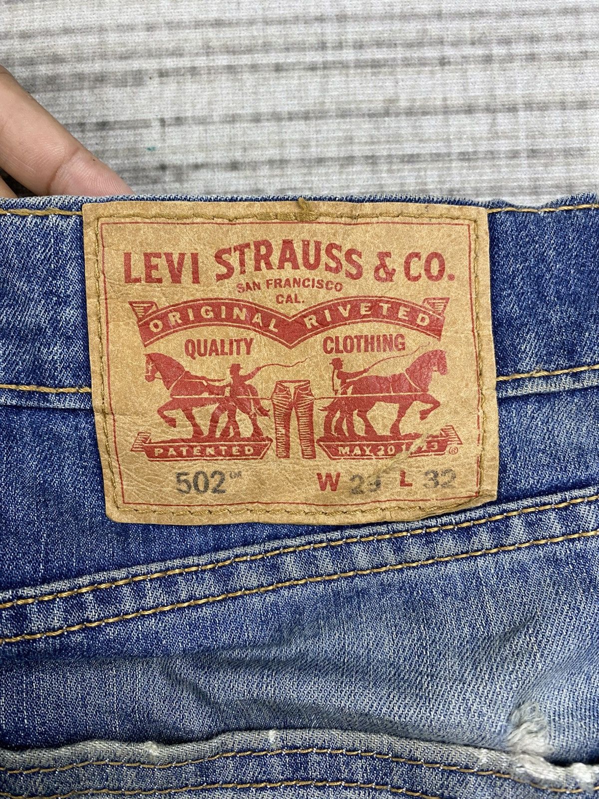 Levi's Vintage Levi’s 502 Distressed Slim Fit Denim Pants Size US 30 / EU 46 - 13 Thumbnail