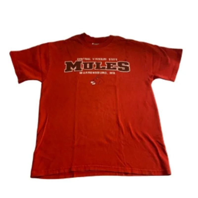Jerzees Y2K College Sports Graphic Tee Central Missouri State M Size M / US 6-8 / IT 42-44 - 2 Thumbnail