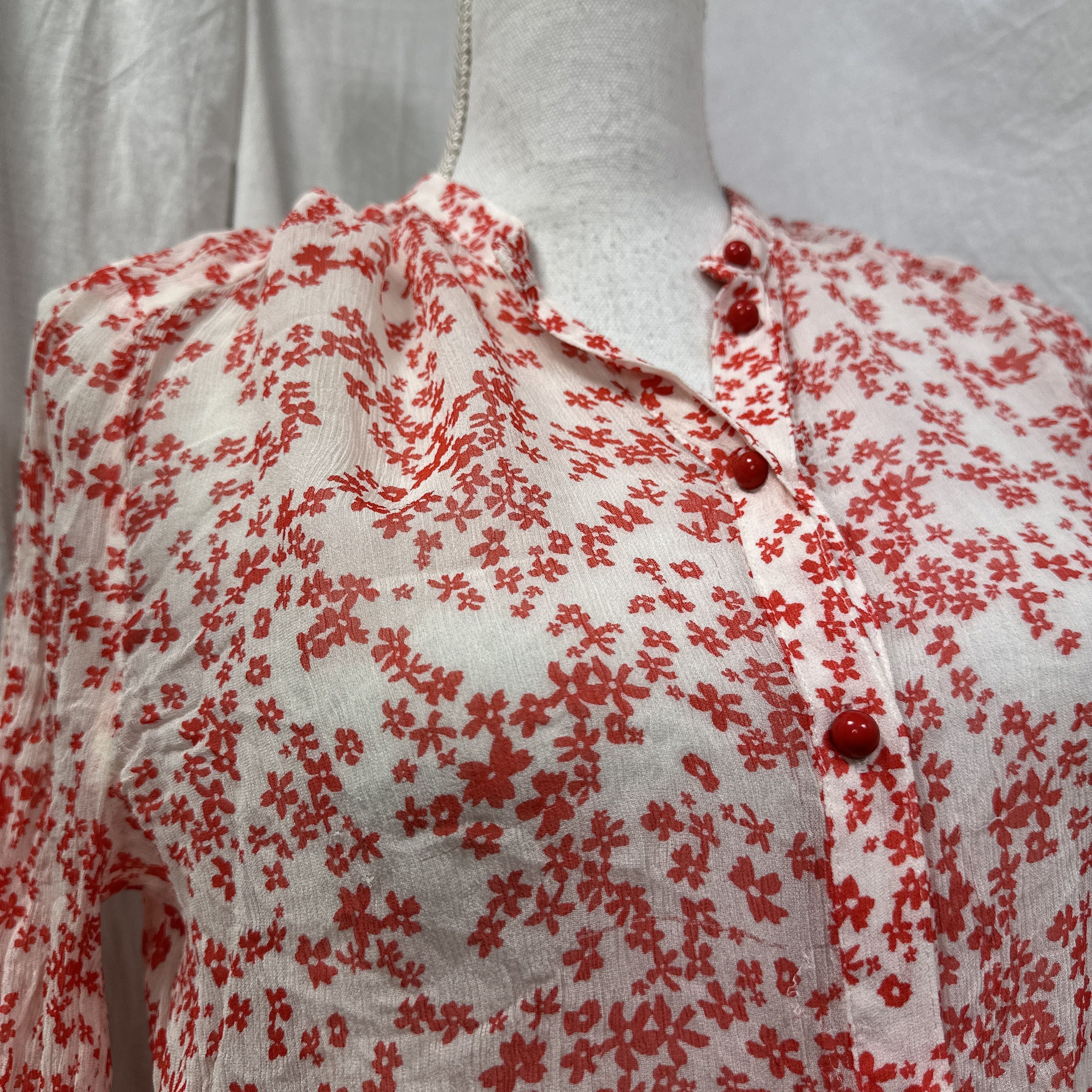Baum und Pferdgarten Vintage Baum und Pferdgarten Sheer Mesh Flower Shirt Y2K Size M / US 6-8 / IT 42-44 - 6 Thumbnail