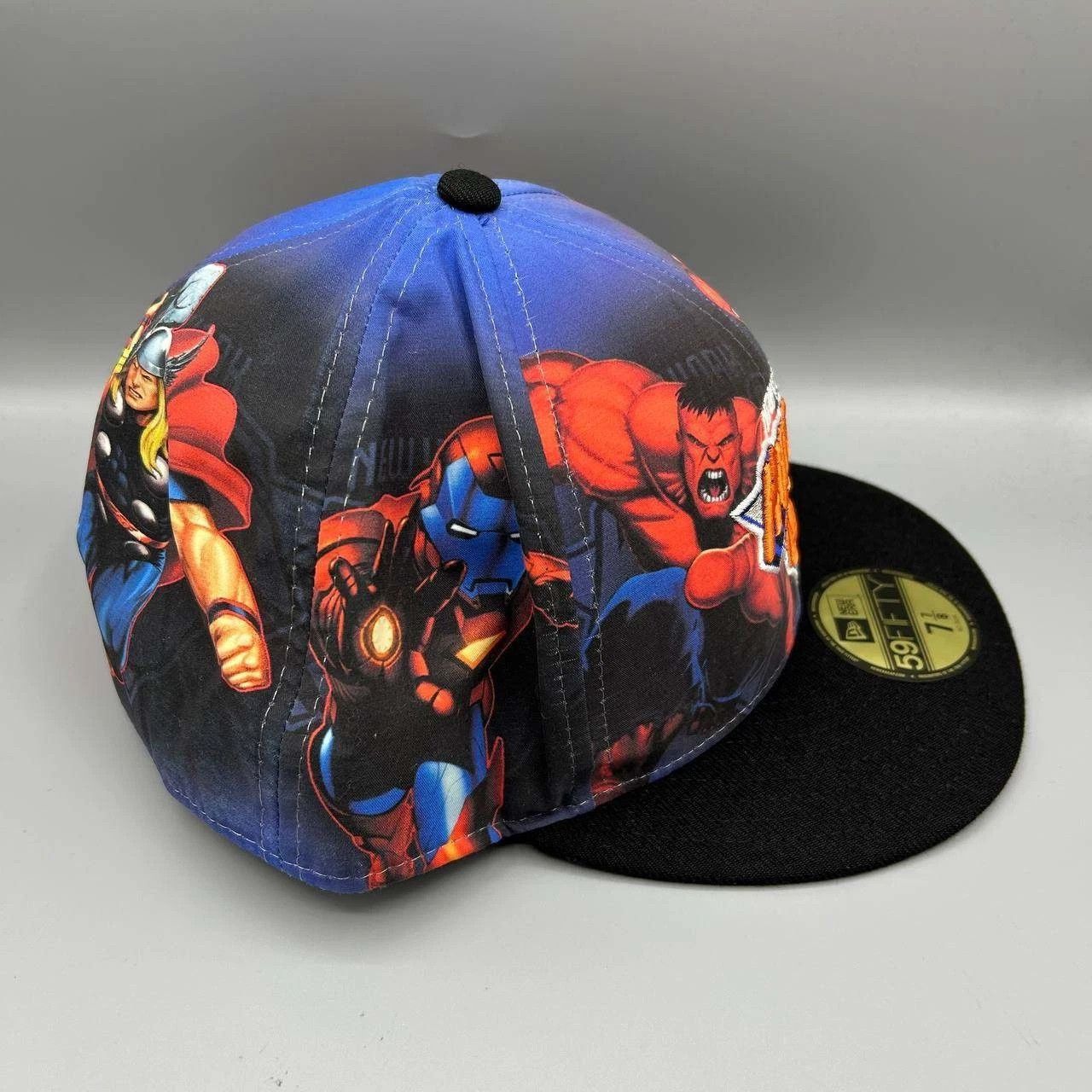 New Era New York Knicks x Marvel Spiderman Scape Hat 7 7/8 Fitted Size ONE SIZE - 6 Thumbnail