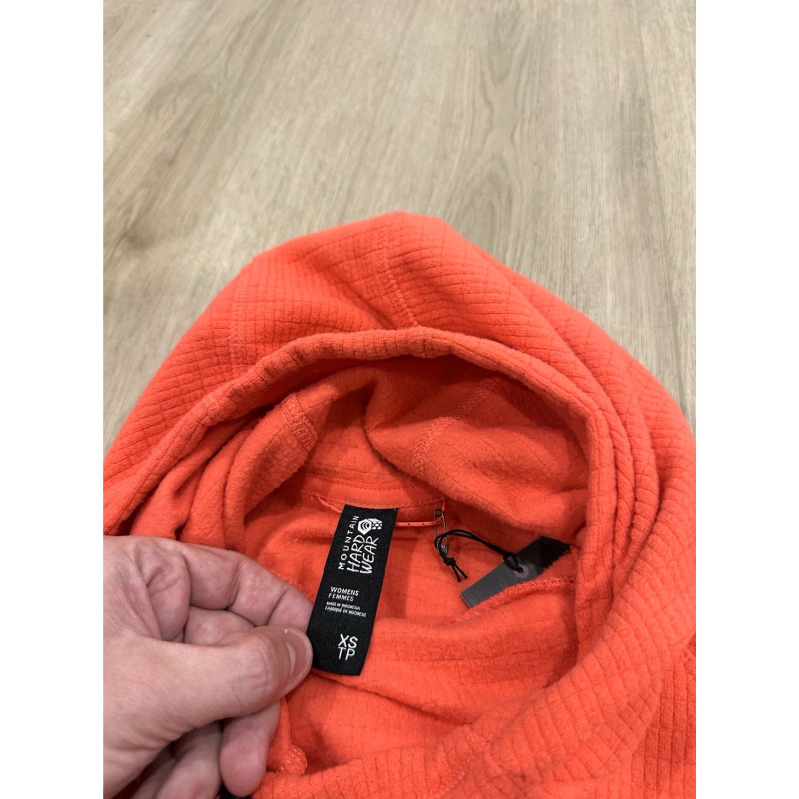 Mountain Hardwear NWT Mountain Hardwear Summit Grid Tunic Hoody Shirt XS Pink Womens Size XS / US 0-2 / IT 36-38 - 5 Thumbnail