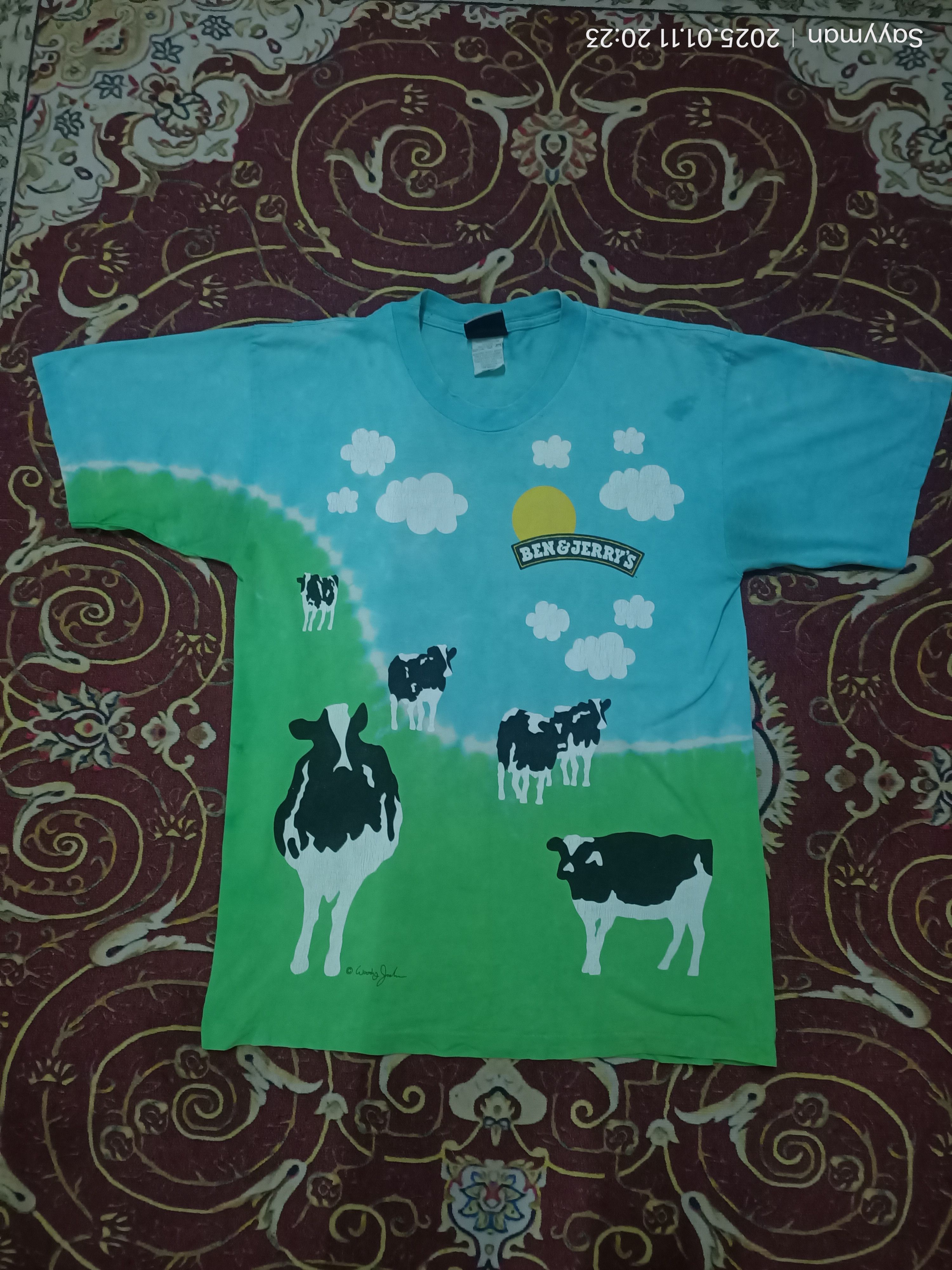 Liquid Blue × Vintage Vintage Liquid Blue Ben & Jerry’s Euphoria Graphic T-shirt Size US M / EU 48-50 / 2 - 7 Thumbnail