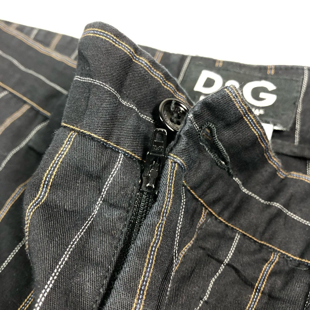 Dolce & Gabbana FINAL DROP!! Dolce & Gabbana Black Stripe pants Size US 33 - 7 Thumbnail