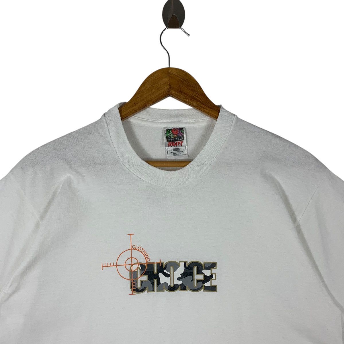 Japanese Brand × Vintage Vintage CHOICE clothing camouflaged printed tee Size US L / EU 52-54 / 3 - 2 Thumbnail