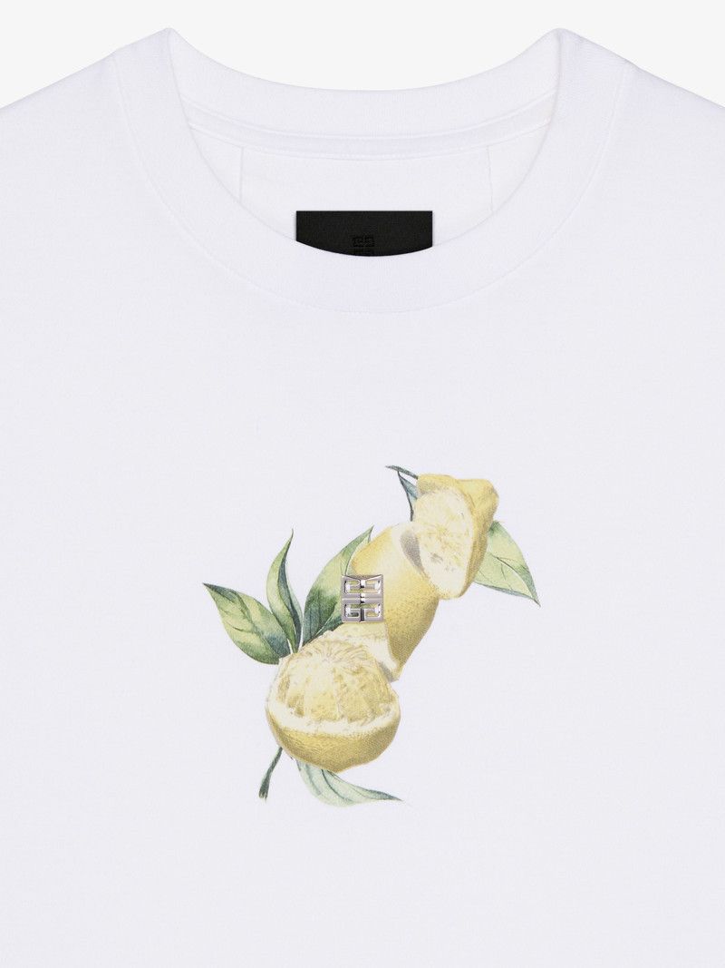 Givenchy o1w1db10326 Slim T-Shirt in White Size M / US 6-8 / IT 42-44 - 5 Thumbnail