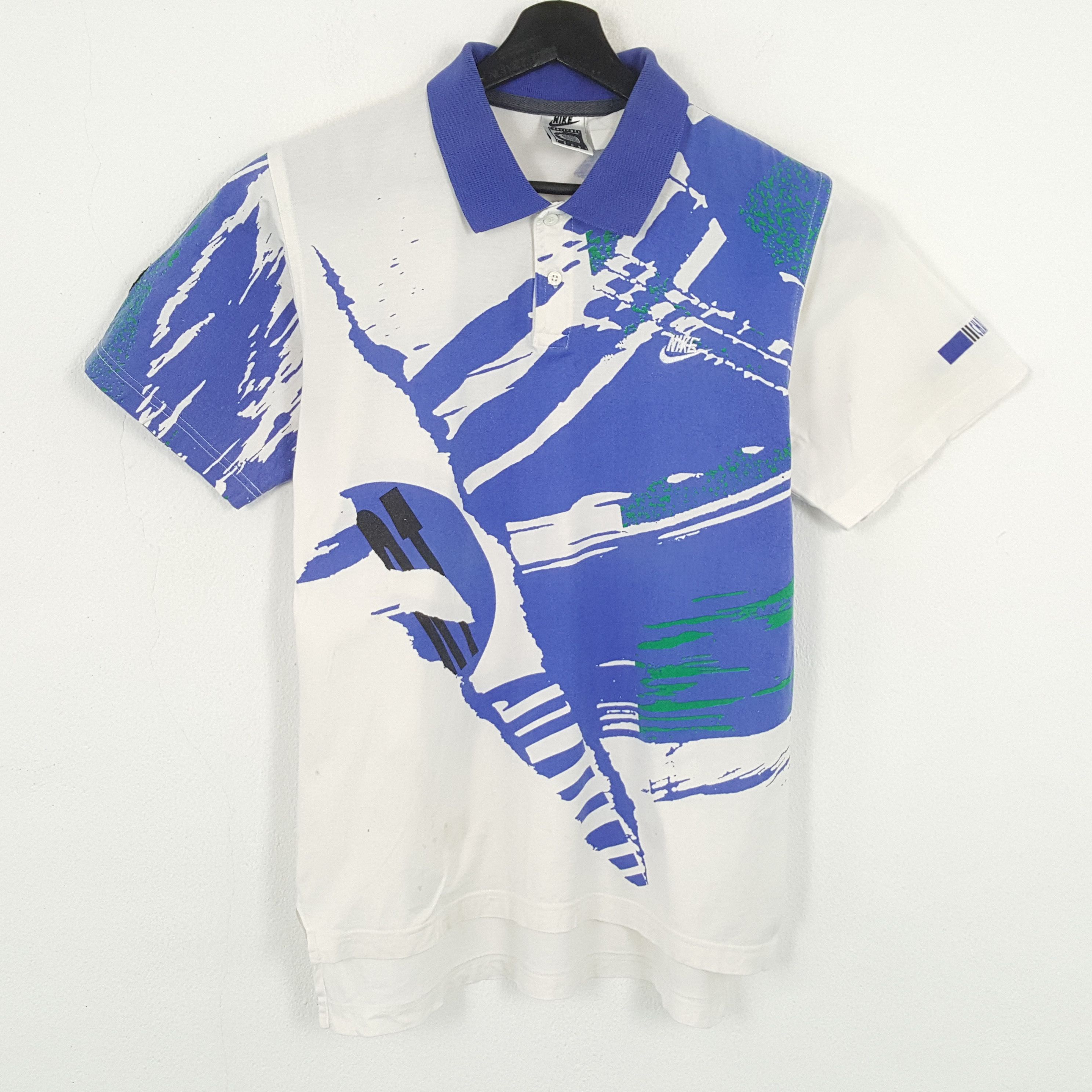 Nike × Vintage NIKE Polos Challenge Court Sports Style Size US M / EU 48-50 / 2 - 1 Thumbnail