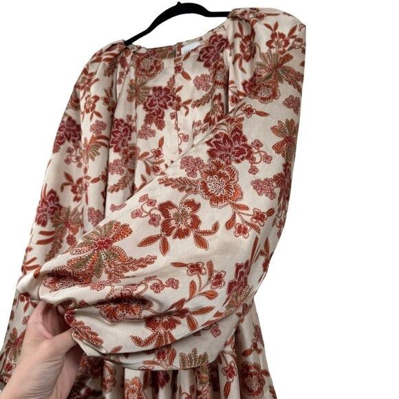MISA Los Angeles MISA Los Angeles Kara Dress in Falling Floral Satin Made in Size XS / US 0-2 / IT 36-38 - 4 Thumbnail
