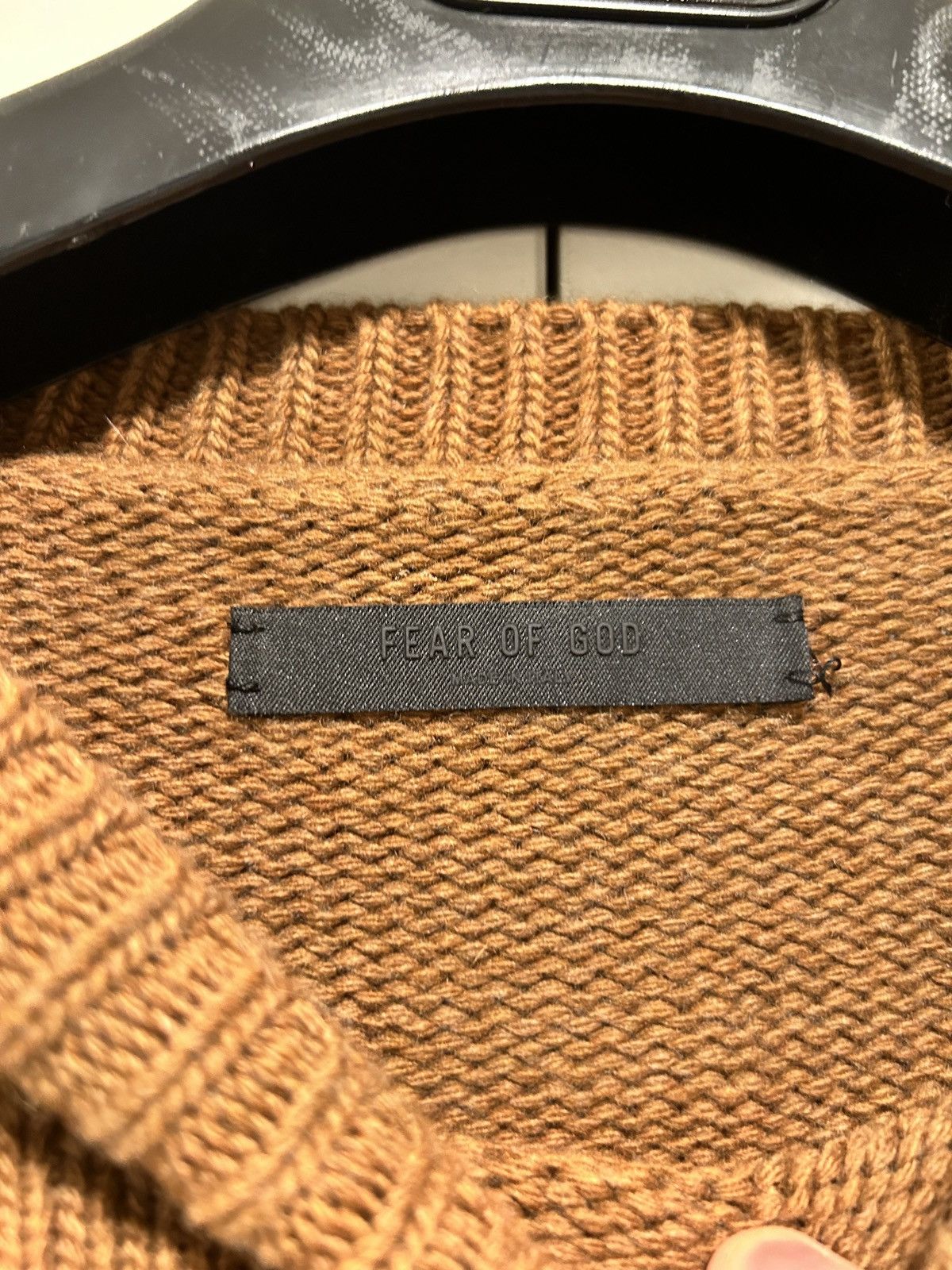 Fear of God Fear Of God - Wool Cashmere Sweater Brown medium Size US XL / EU 56 / 4 - 2 Thumbnail
